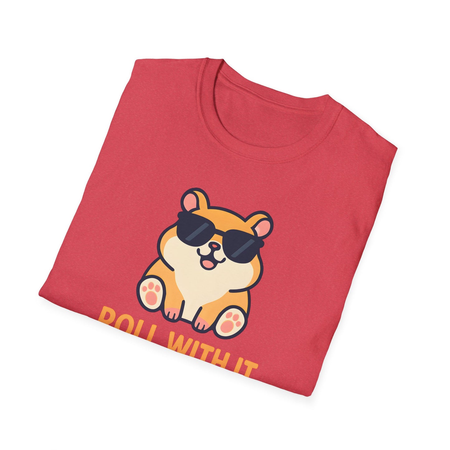 Corgi With Sunglasses Roll With It T-Shirt