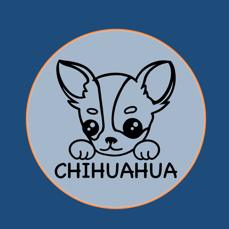 Tiny Chihuahua dog head icon