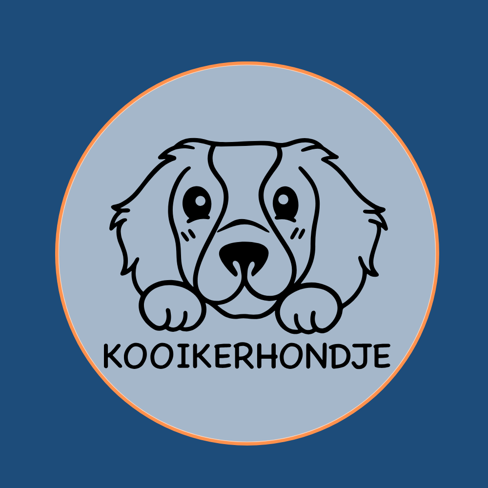 Custom Kooikerhondje dog icon for pet brand