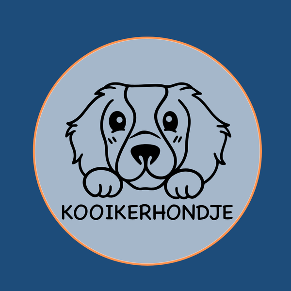 Custom Kooikerhondje dog icon for pet brand