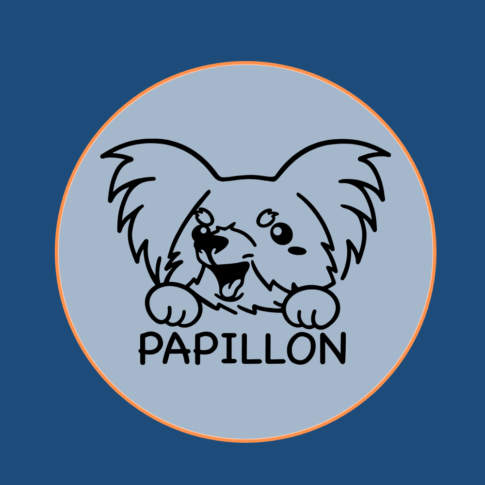 Papillon Dog Breed Icons & Gear