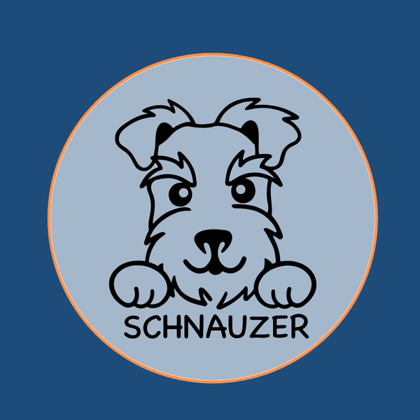 Schnauzer dog face icon
