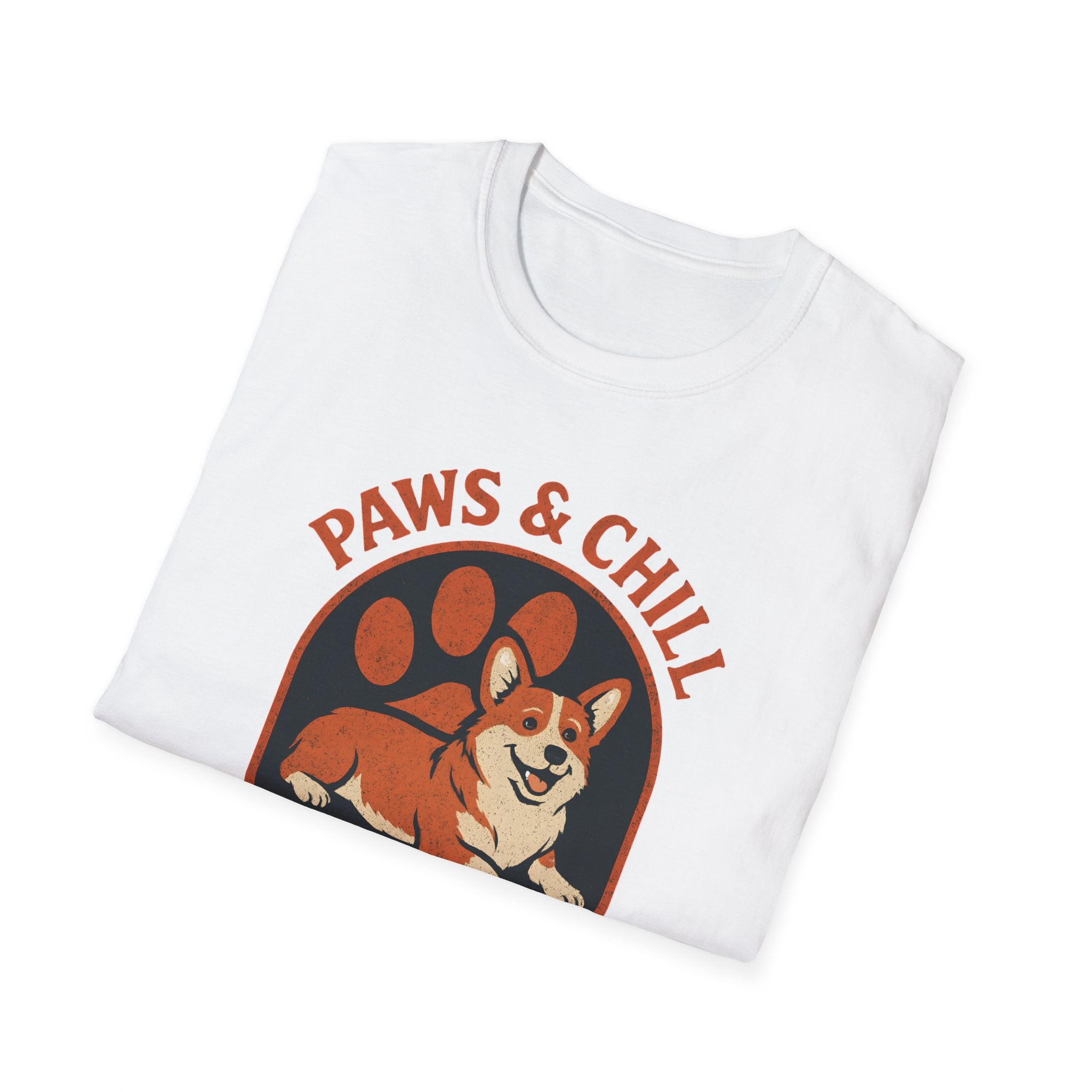 Corgi Paw and Chill T-Shirt