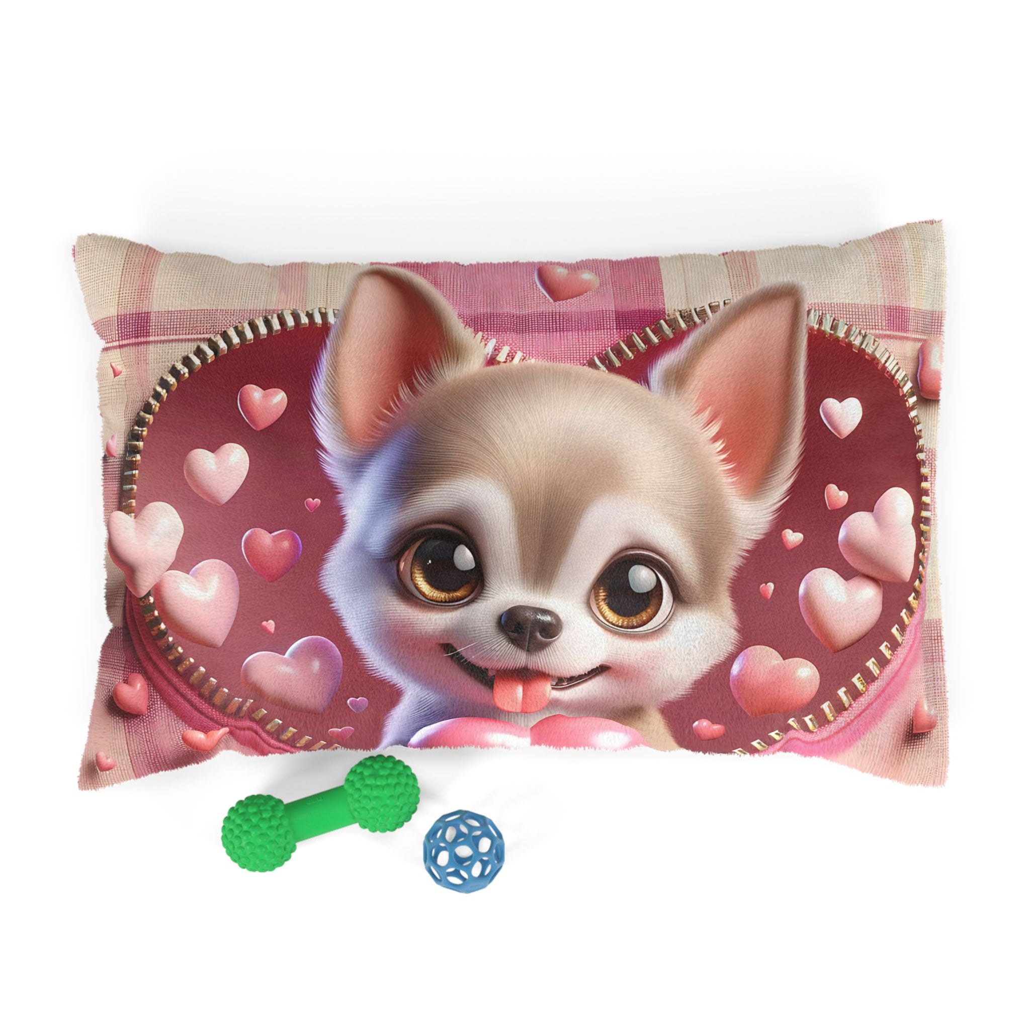 Chihuahau Valentine's Dog Bed