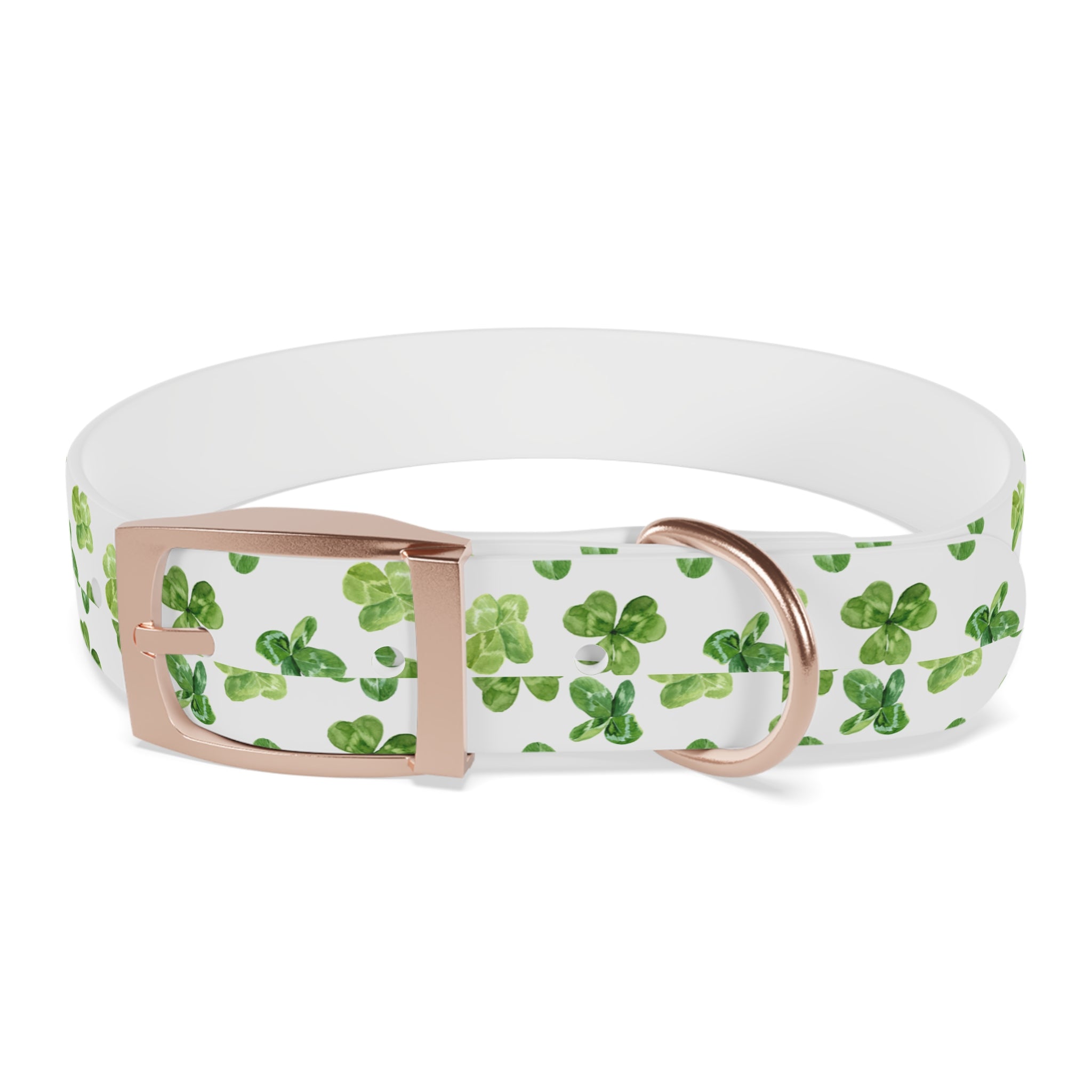 St Patrick's Day Clovers Dog Collar