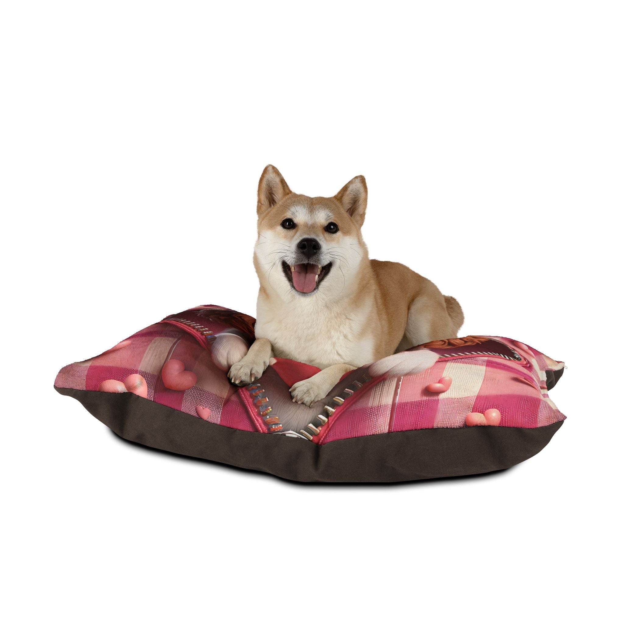 King Charles Cavalier Valentine's Dog Bed