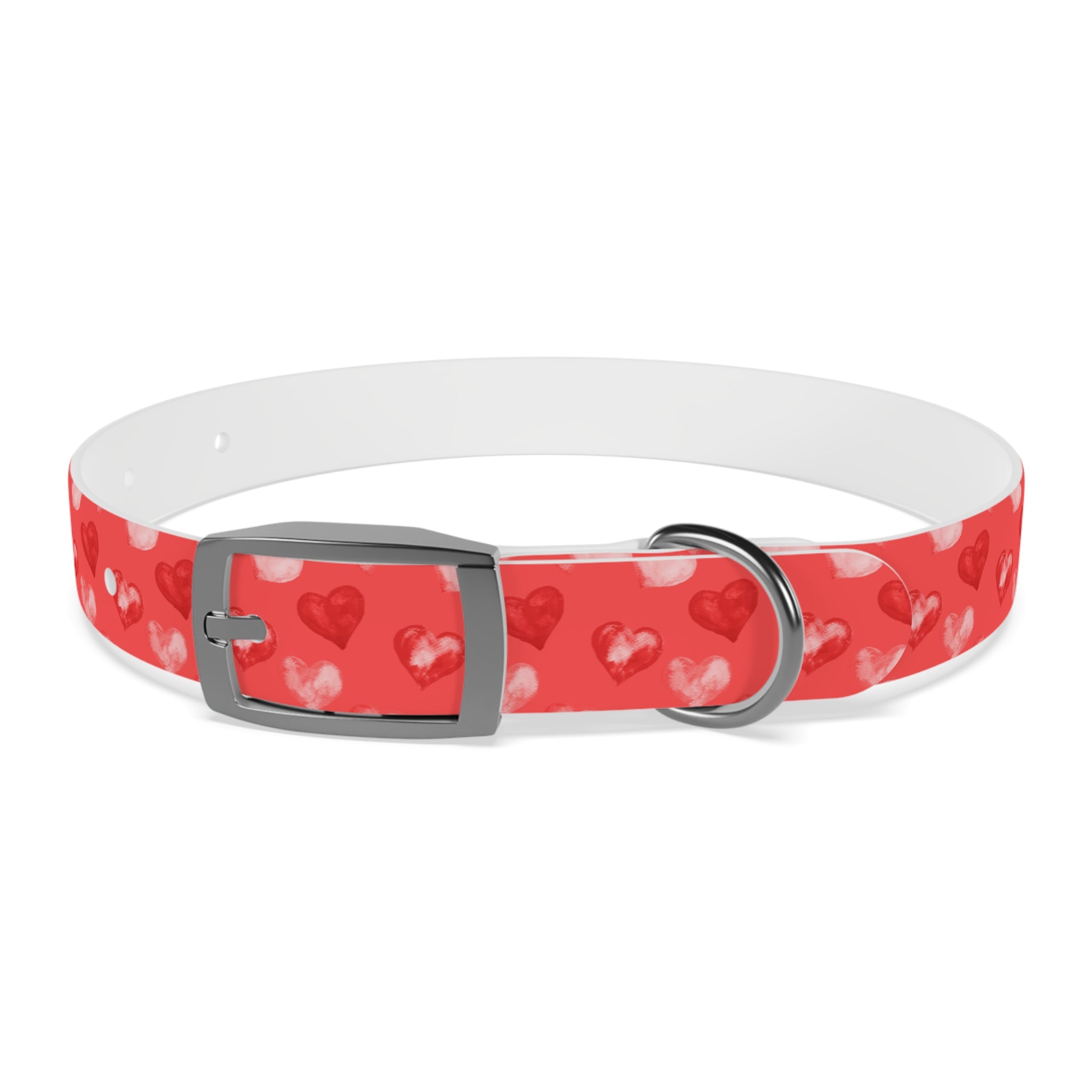 Valentine's Day Hearts Dog Collar