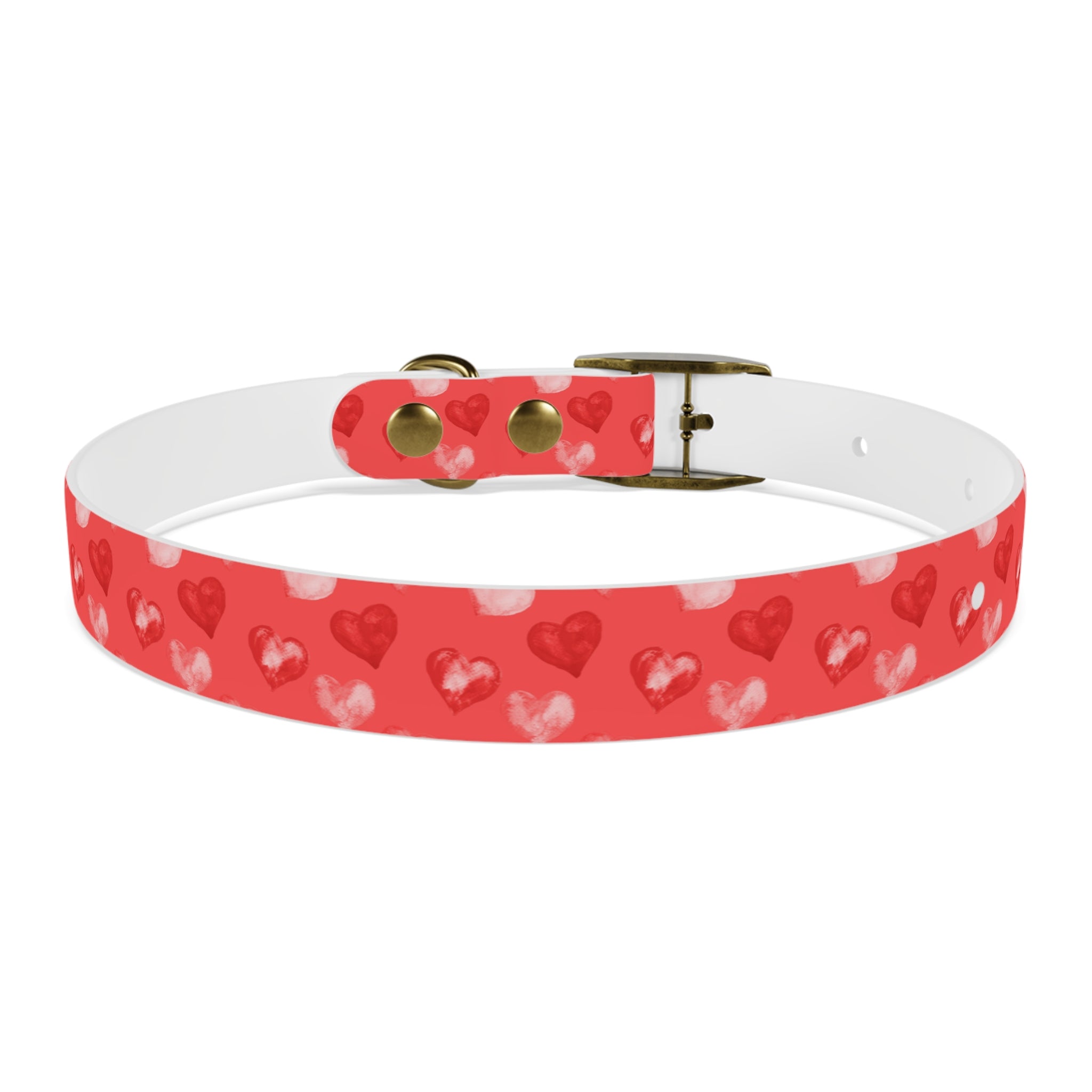 Valentine's Day Hearts Dog Collar