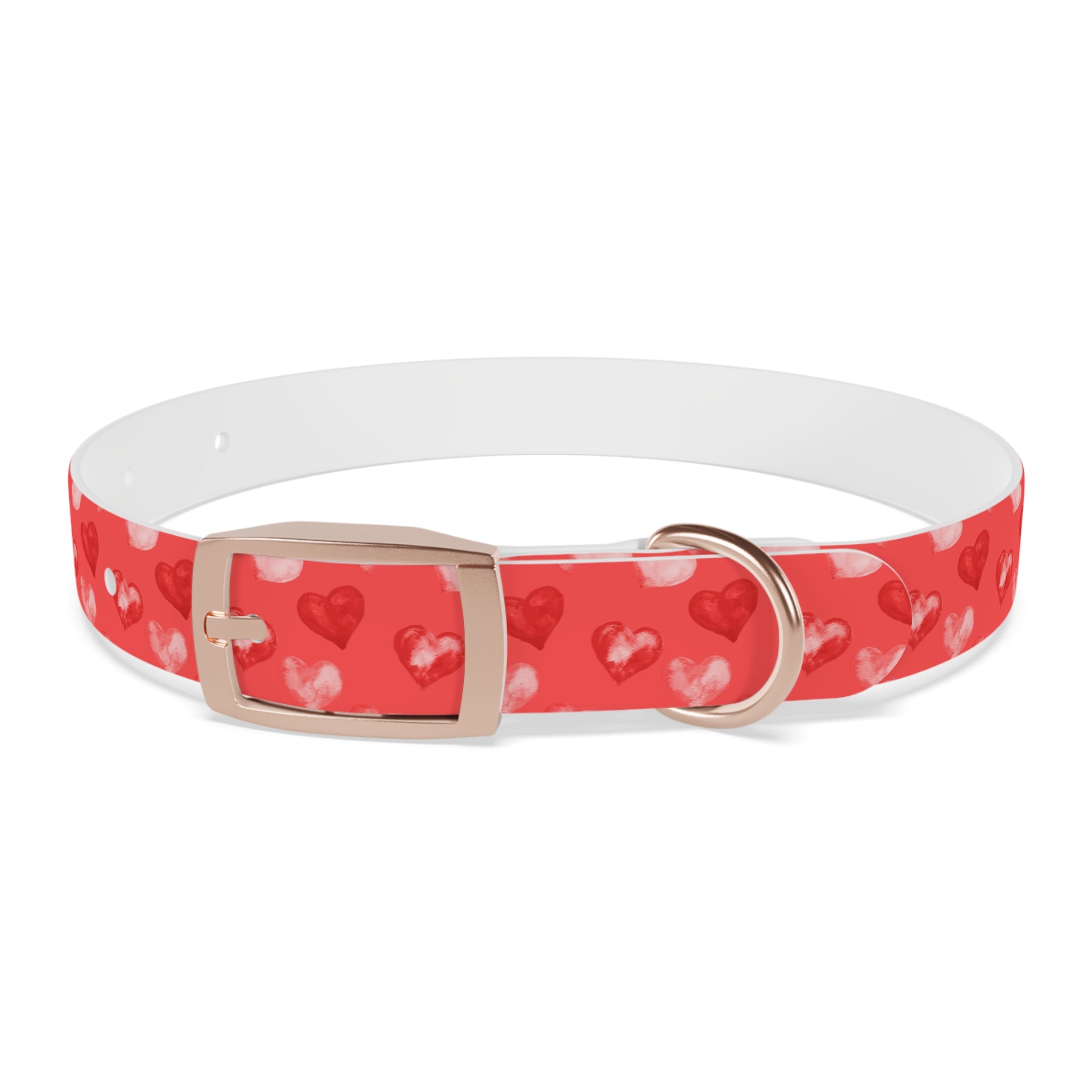 Valentine's Day Hearts Dog Collar
