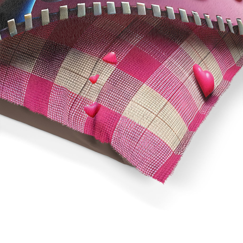 Boston Terrier Valentine's Dog Bed