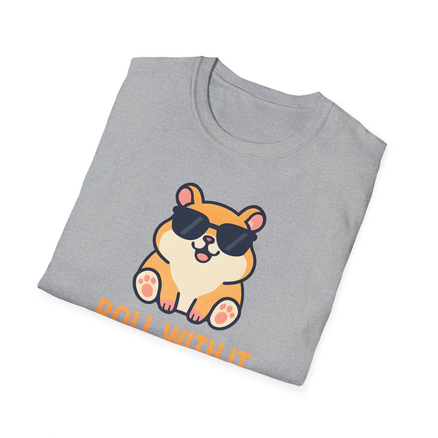 Corgi With Sunglasses Roll With It T-Shirt