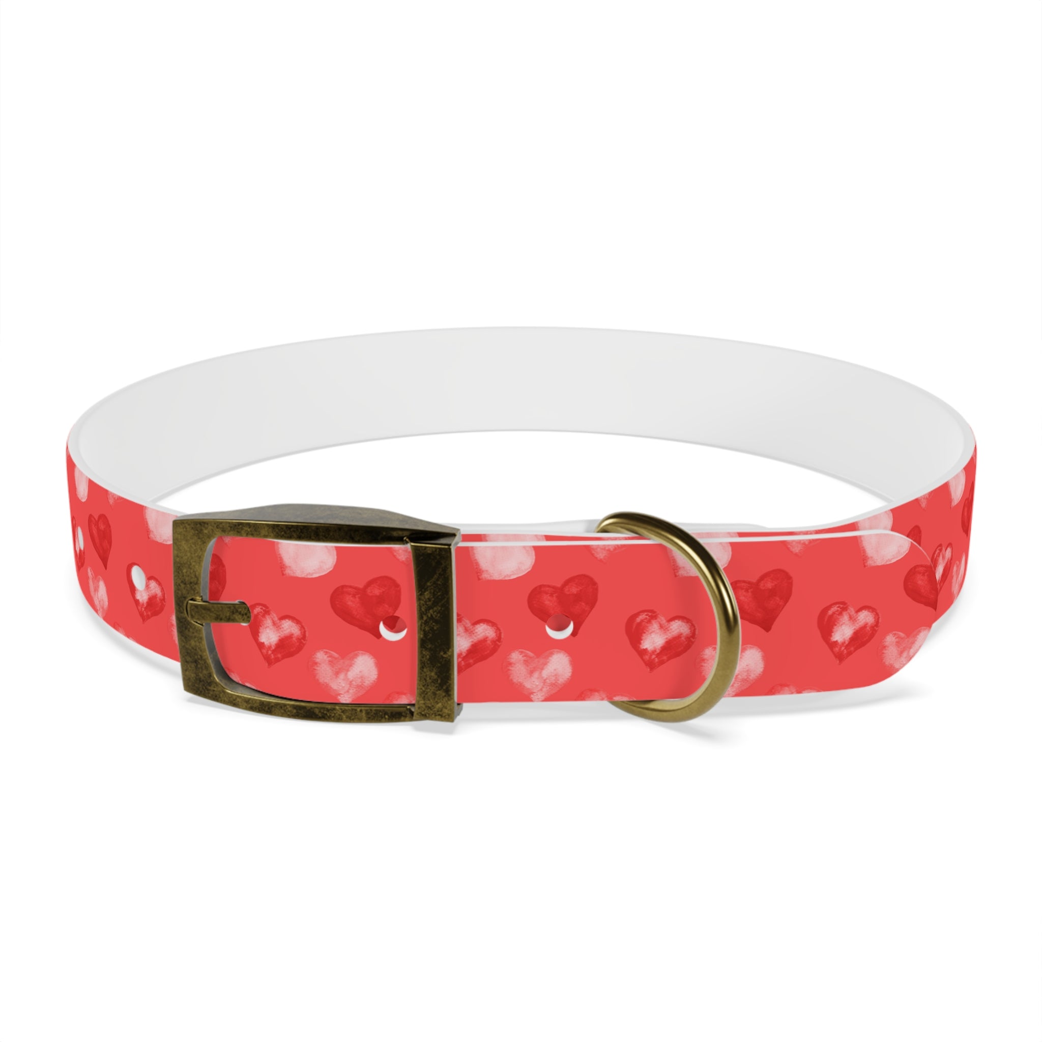 Valentine's Day Hearts Dog Collar