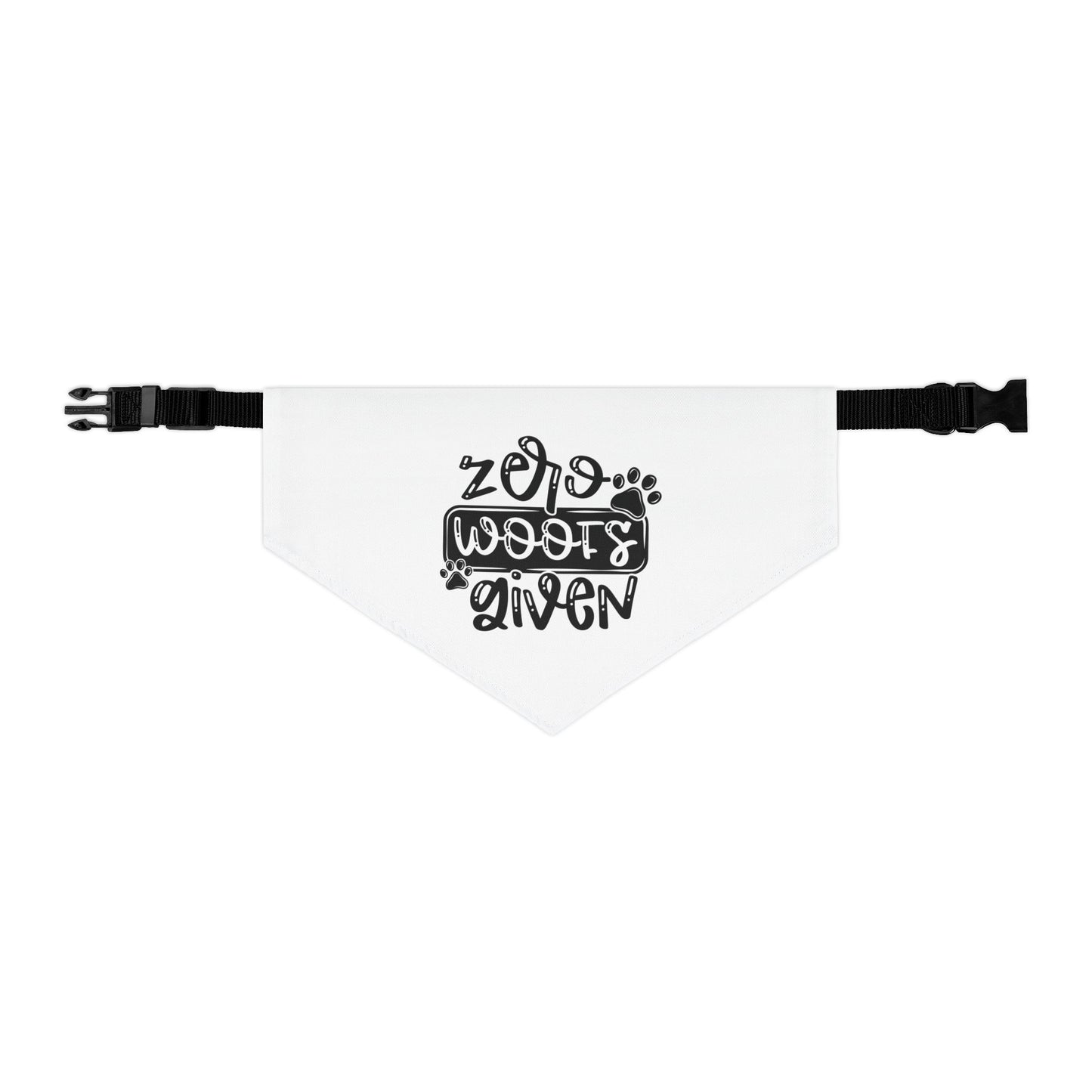 Zero Woofs Given Pet Bandana Collar