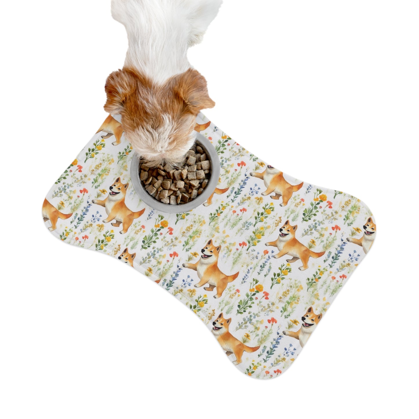 Shibas Pattern Feeding Mat