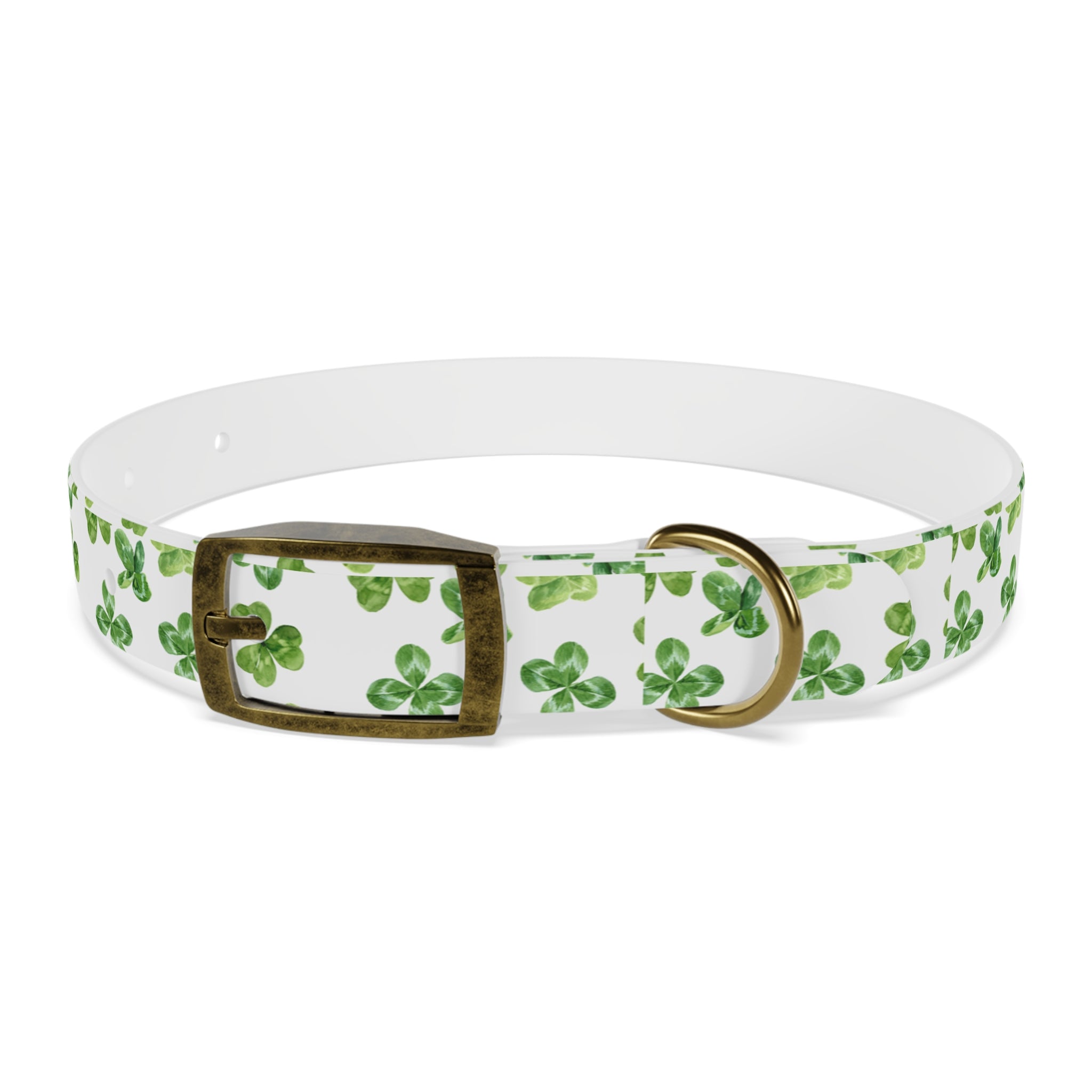 St Patrick's Day Clovers Dog Collar