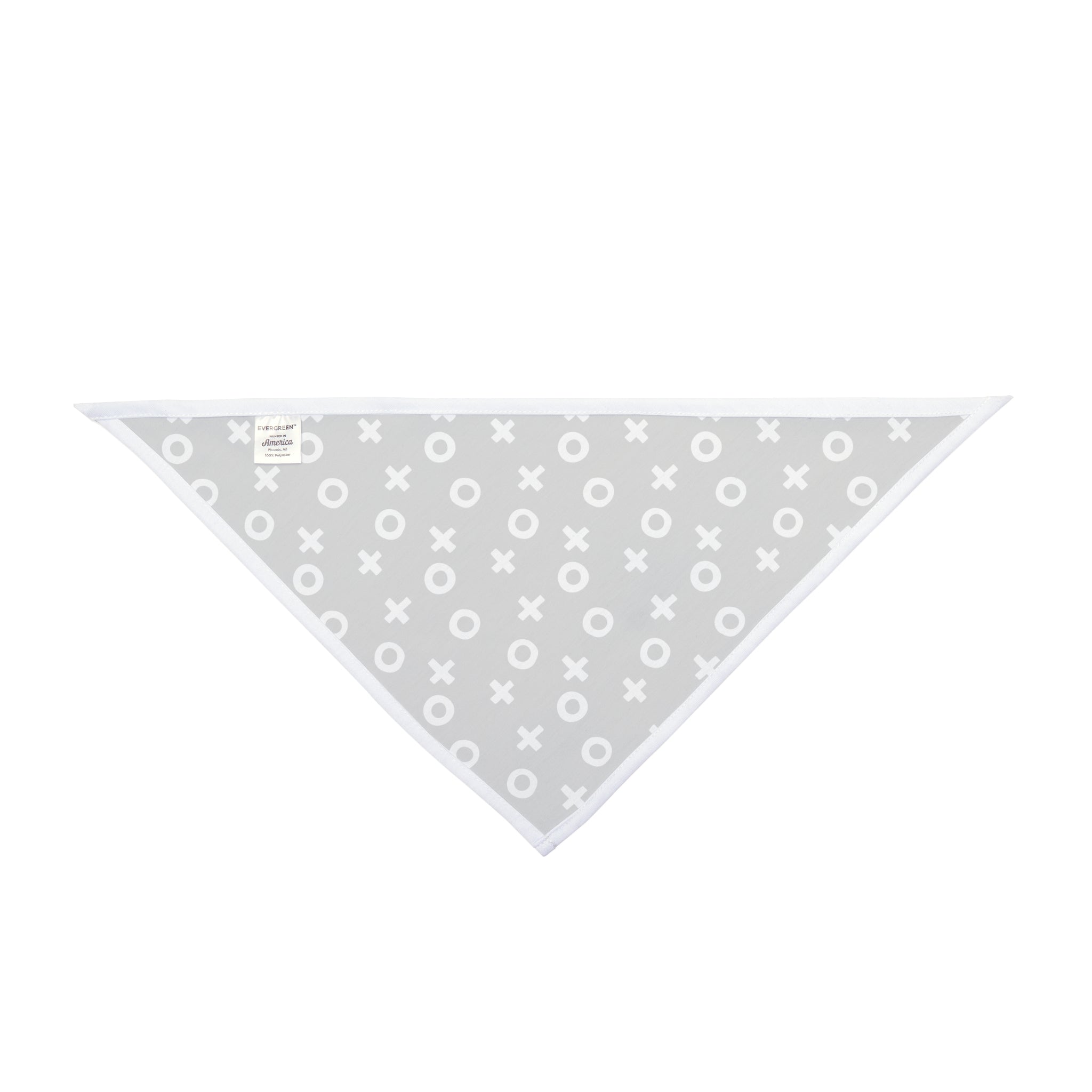 Black & White Naughts and Crosses Dog Bandana