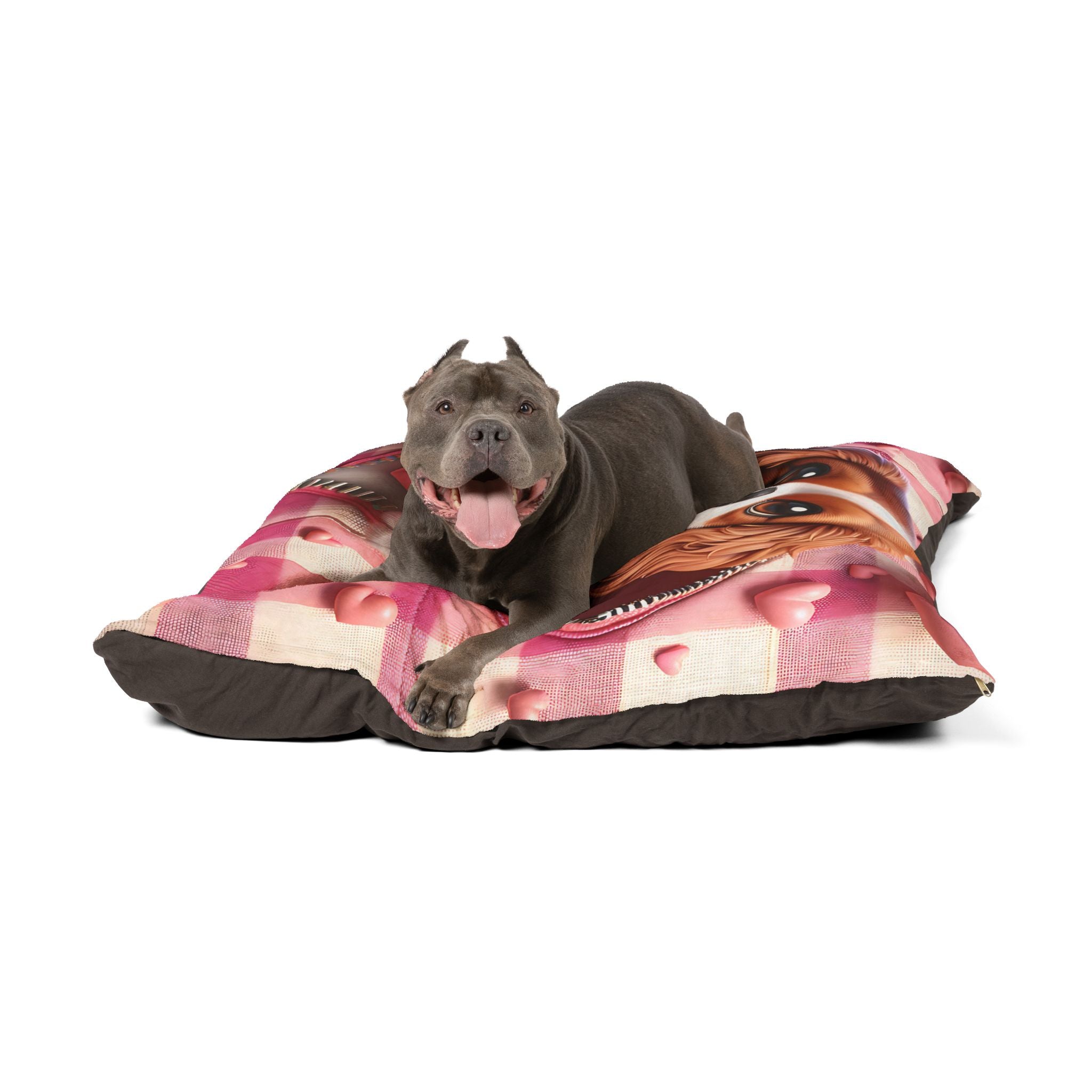 King Charles Cavalier Valentine's Dog Bed
