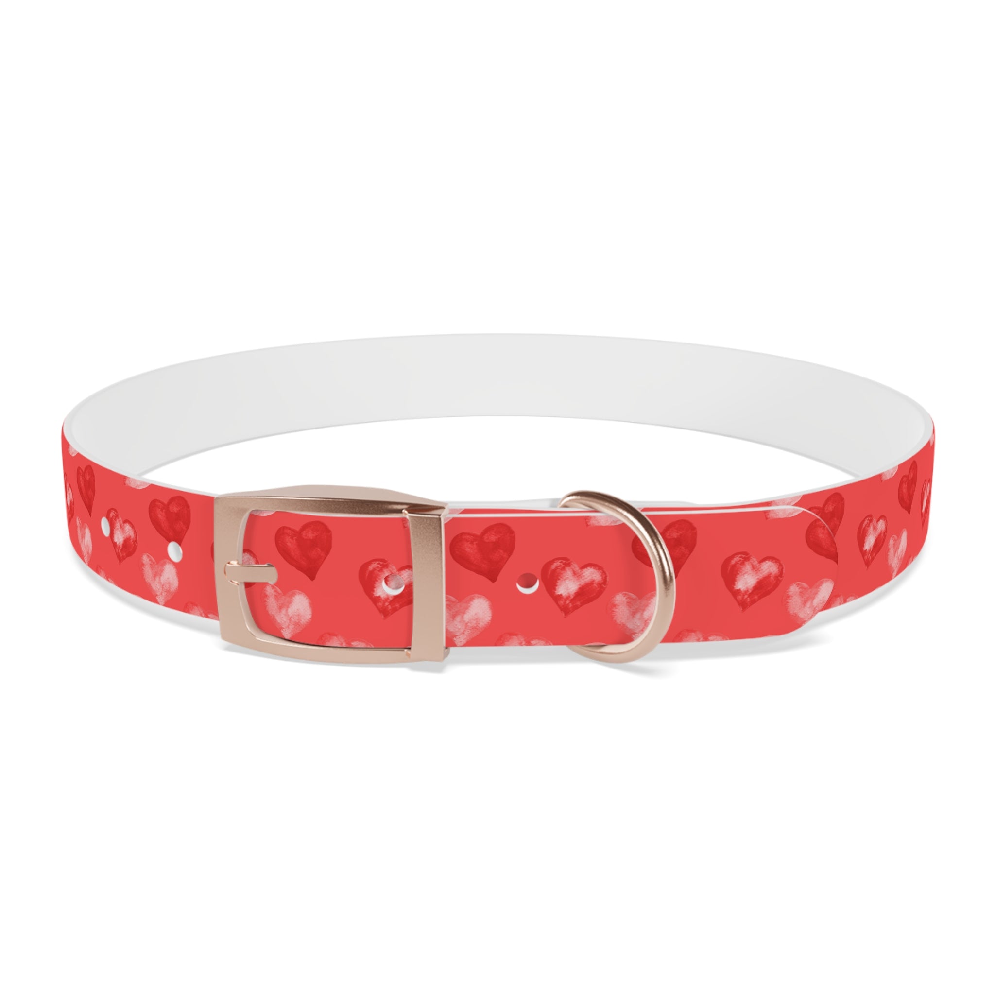 Valentine's Day Hearts Dog Collar