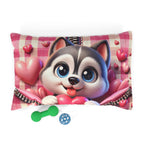 Husky Valentine's Dog Bed