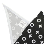 Black & White Naughts and Crosses Dog Bandana