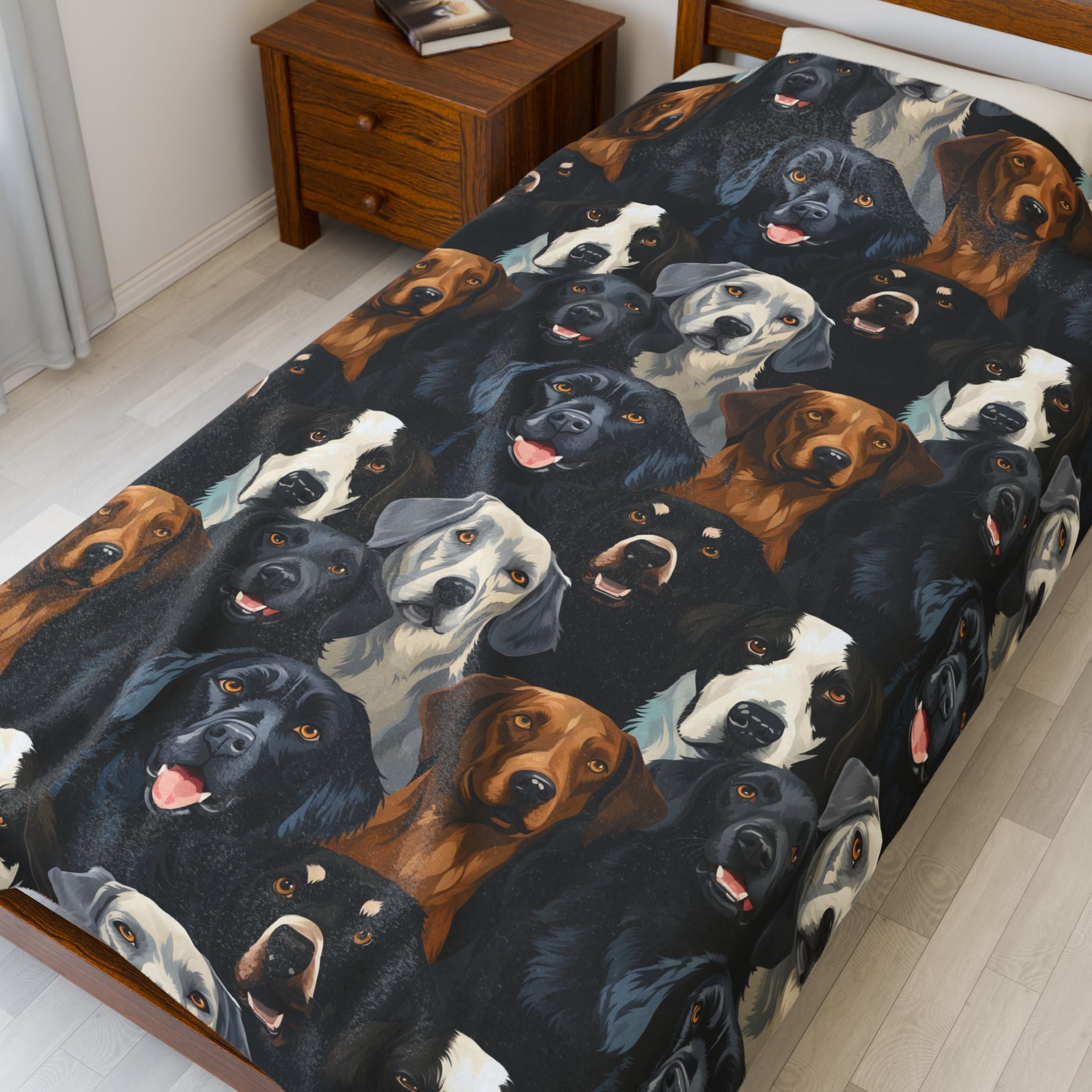 Golden Retriever Labrador Dog Blanket