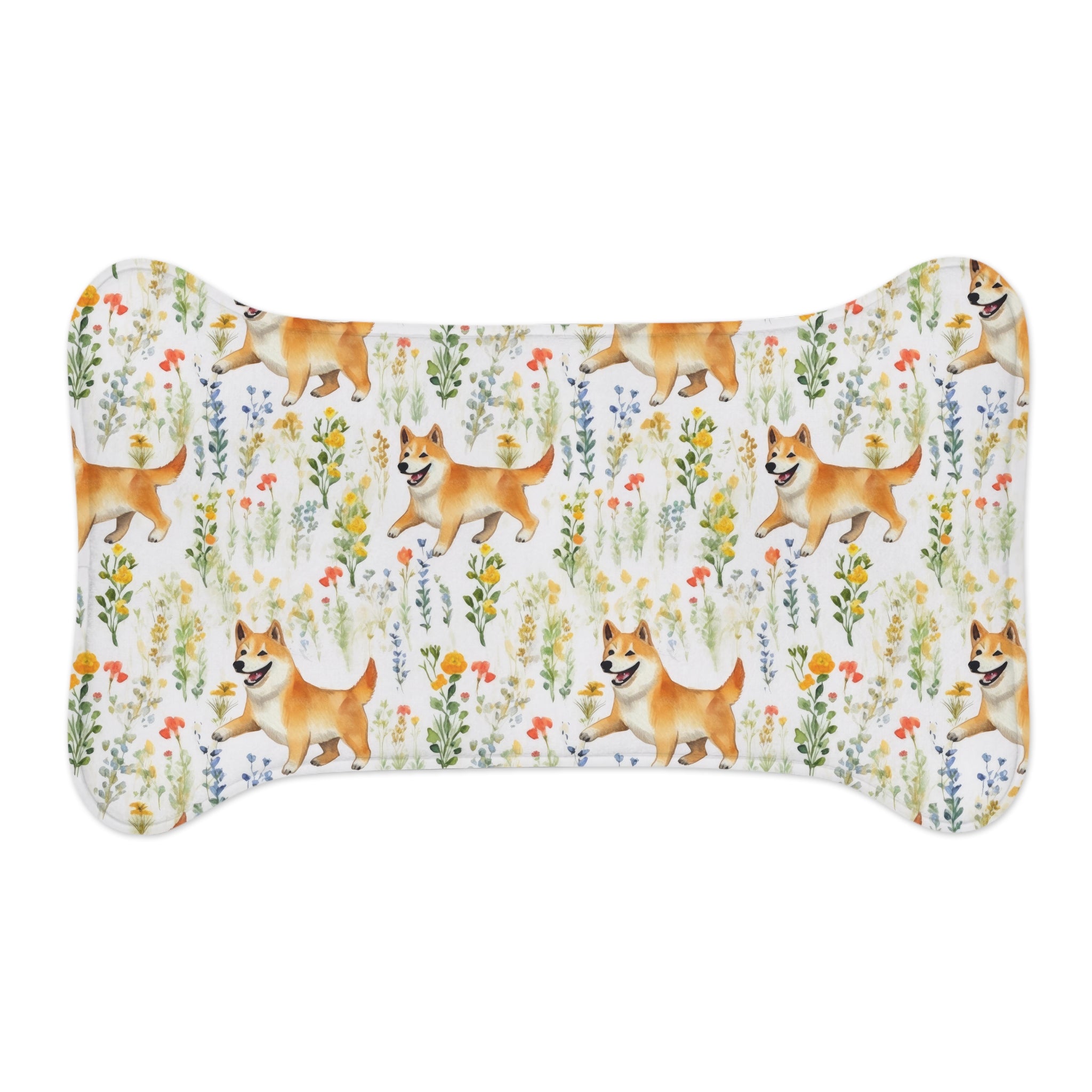 Shibas Pattern Feeding Mat