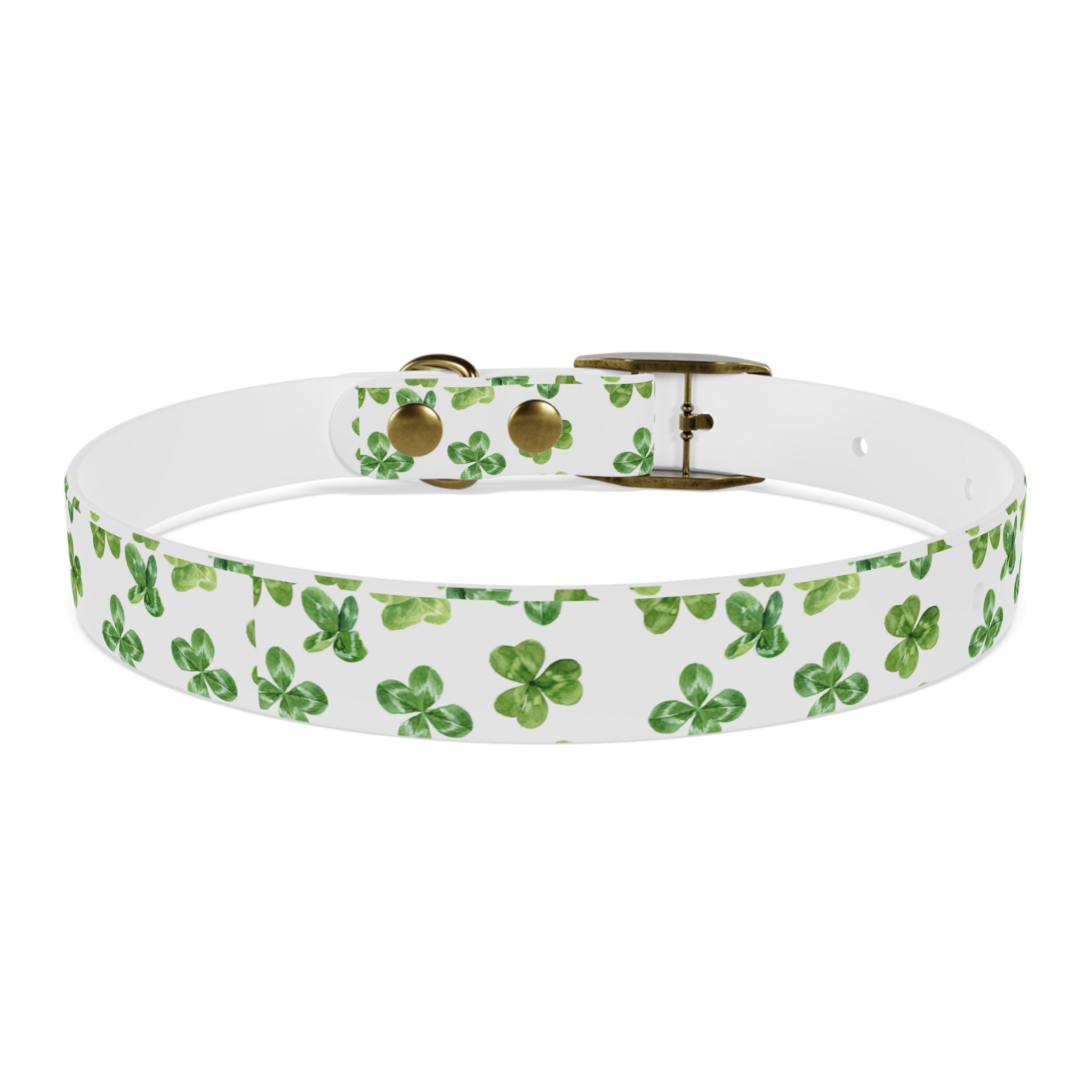 St Patrick's Day Clovers Dog Collar