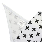 Black Crosses Dog Bandana