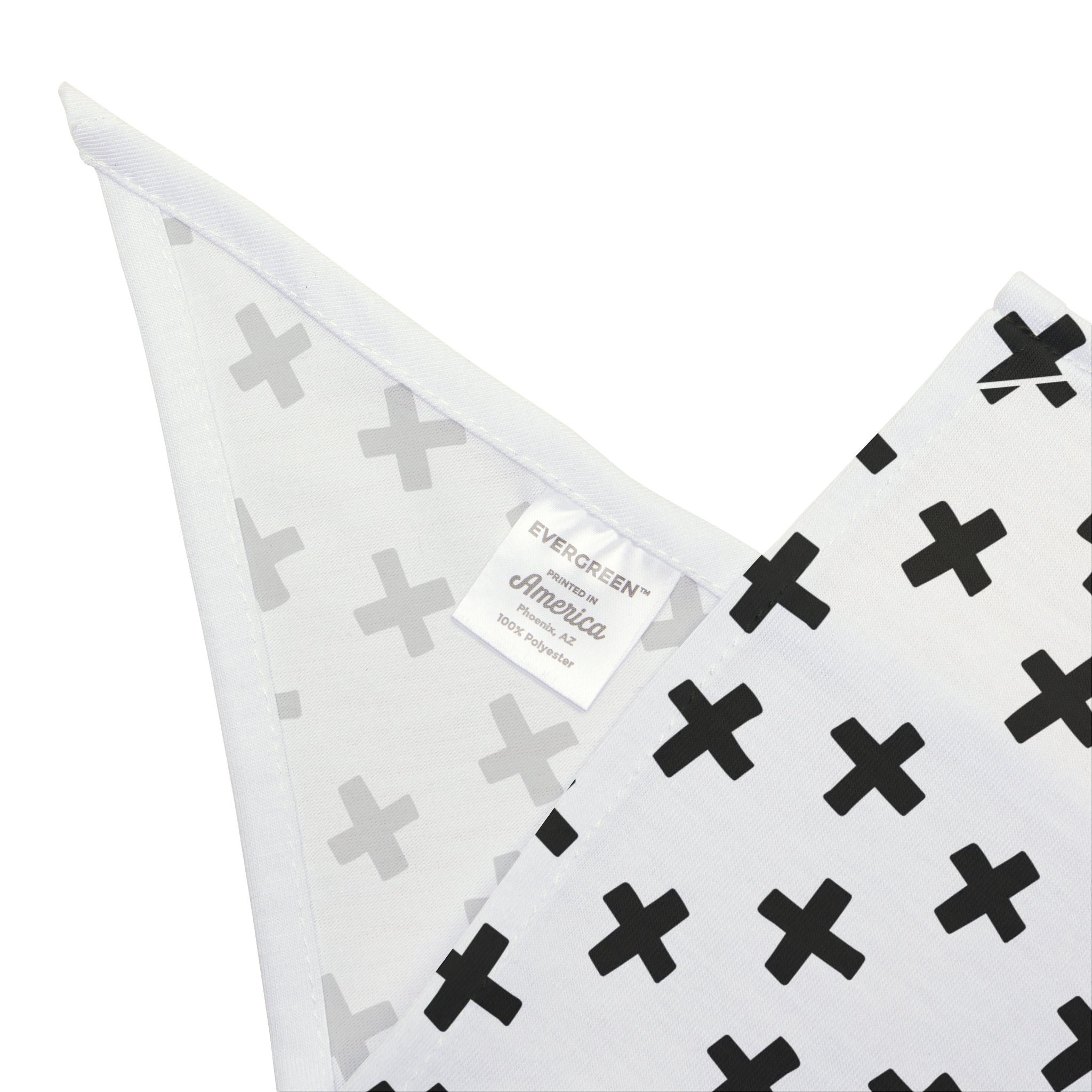 Black Crosses Dog Bandana