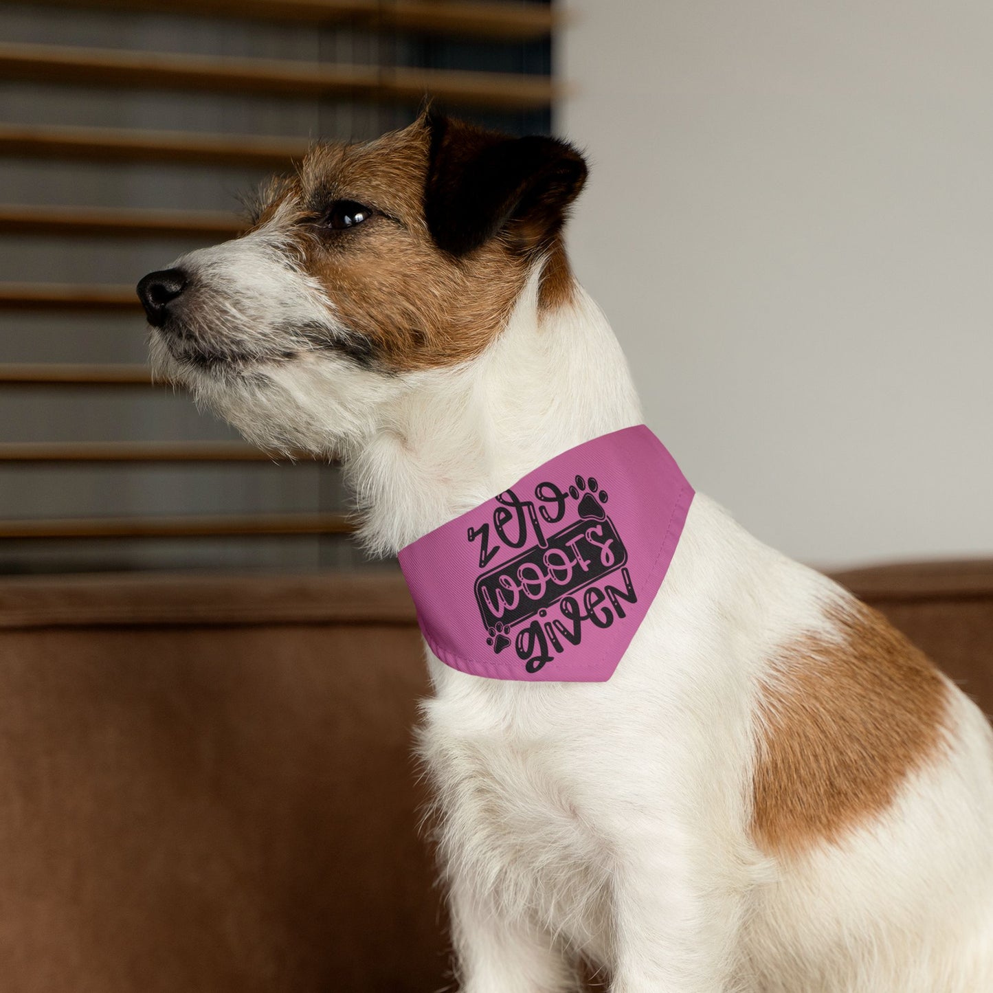 Zero Woofs Given Pet Bandana Collar