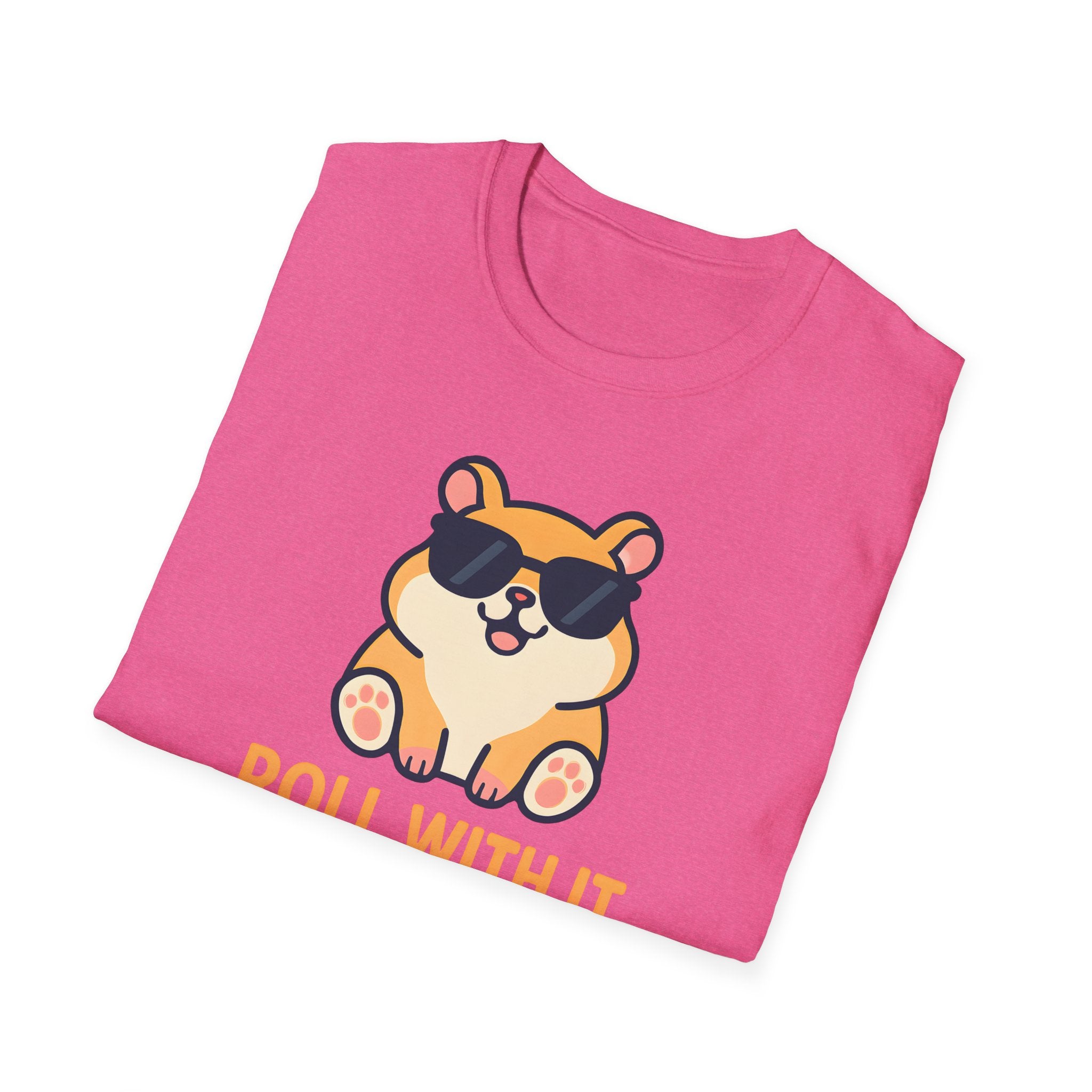Corgi With Sunglasses Roll With It T-Shirt