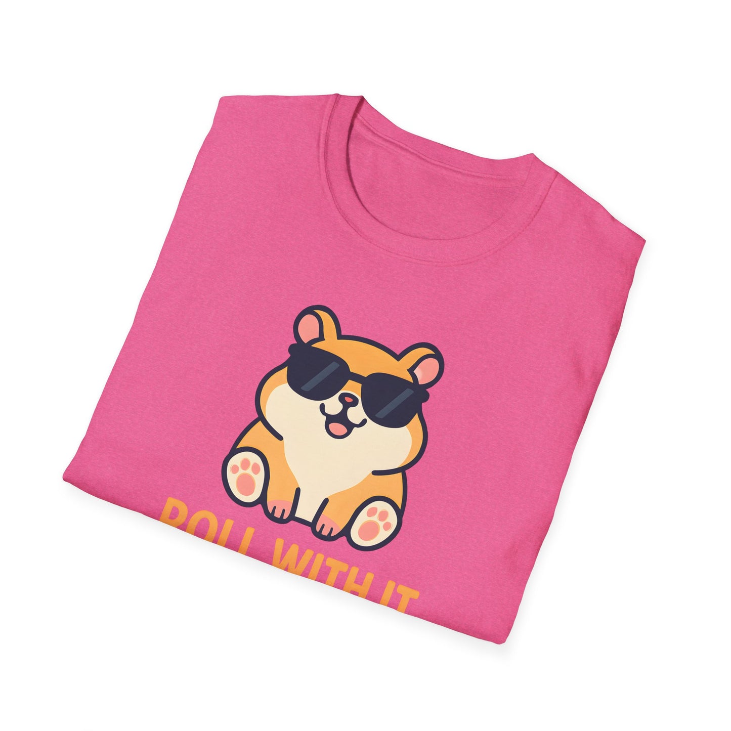 Corgi With Sunglasses Roll With It T-Shirt