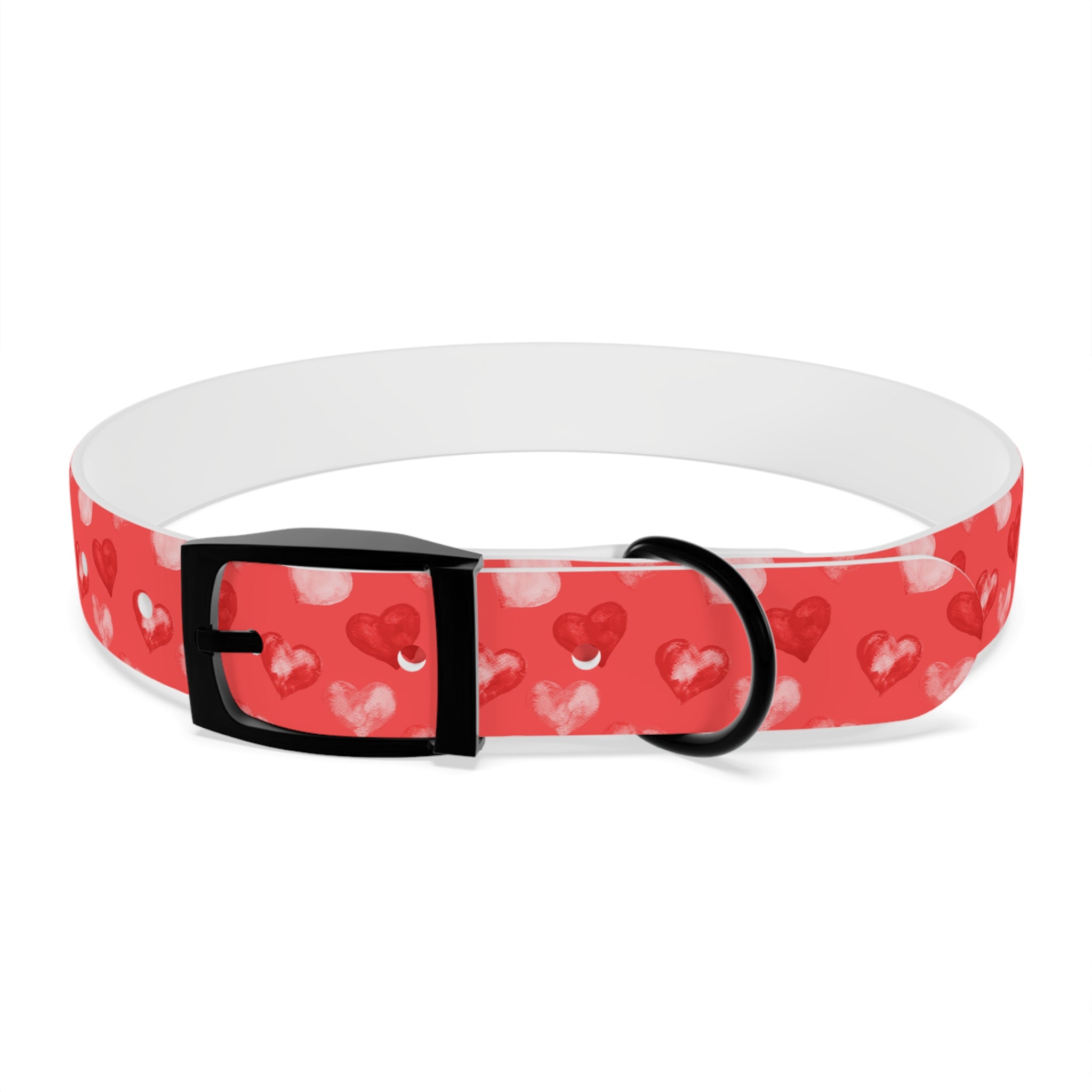 Valentine's Day Hearts Dog Collar