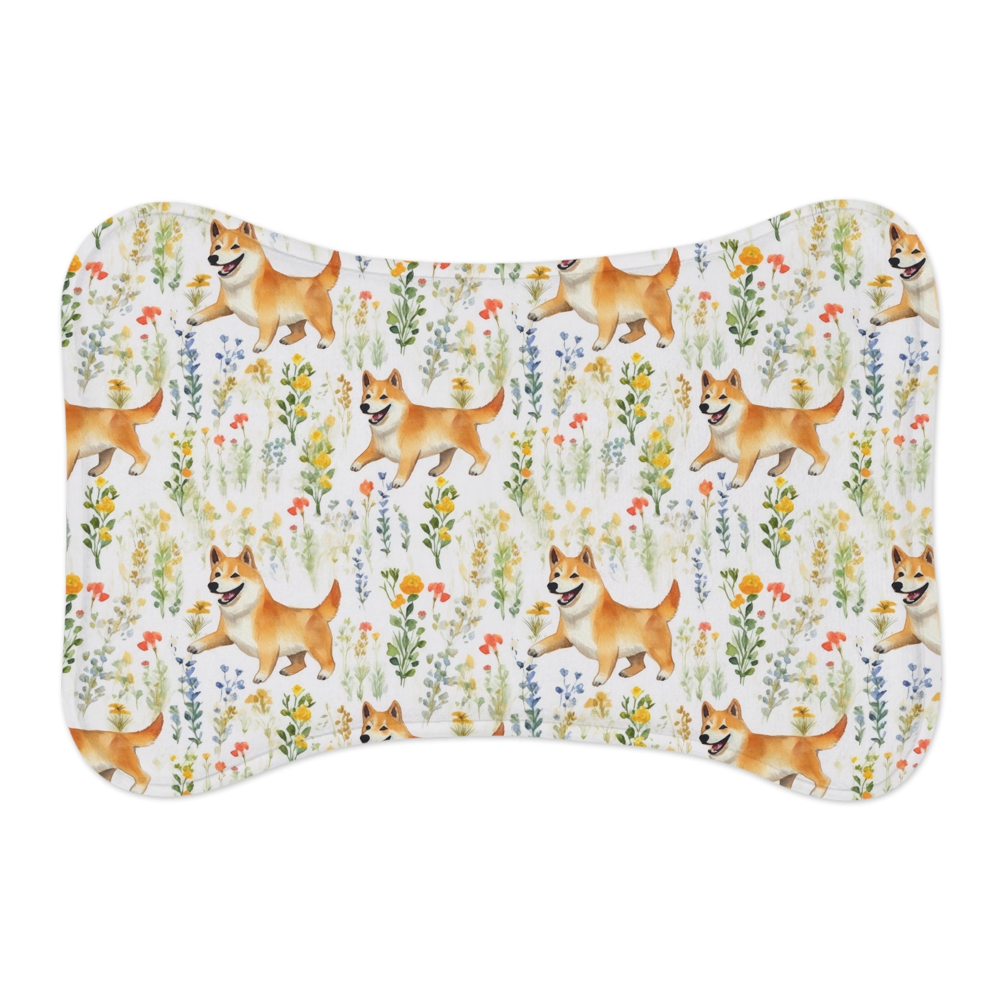 Shibas Pattern Feeding Mat
