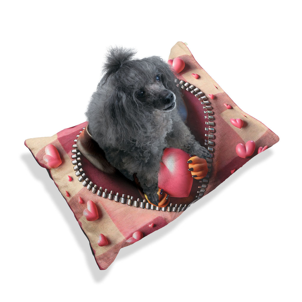 Dachshund Valentine's Dog Bed