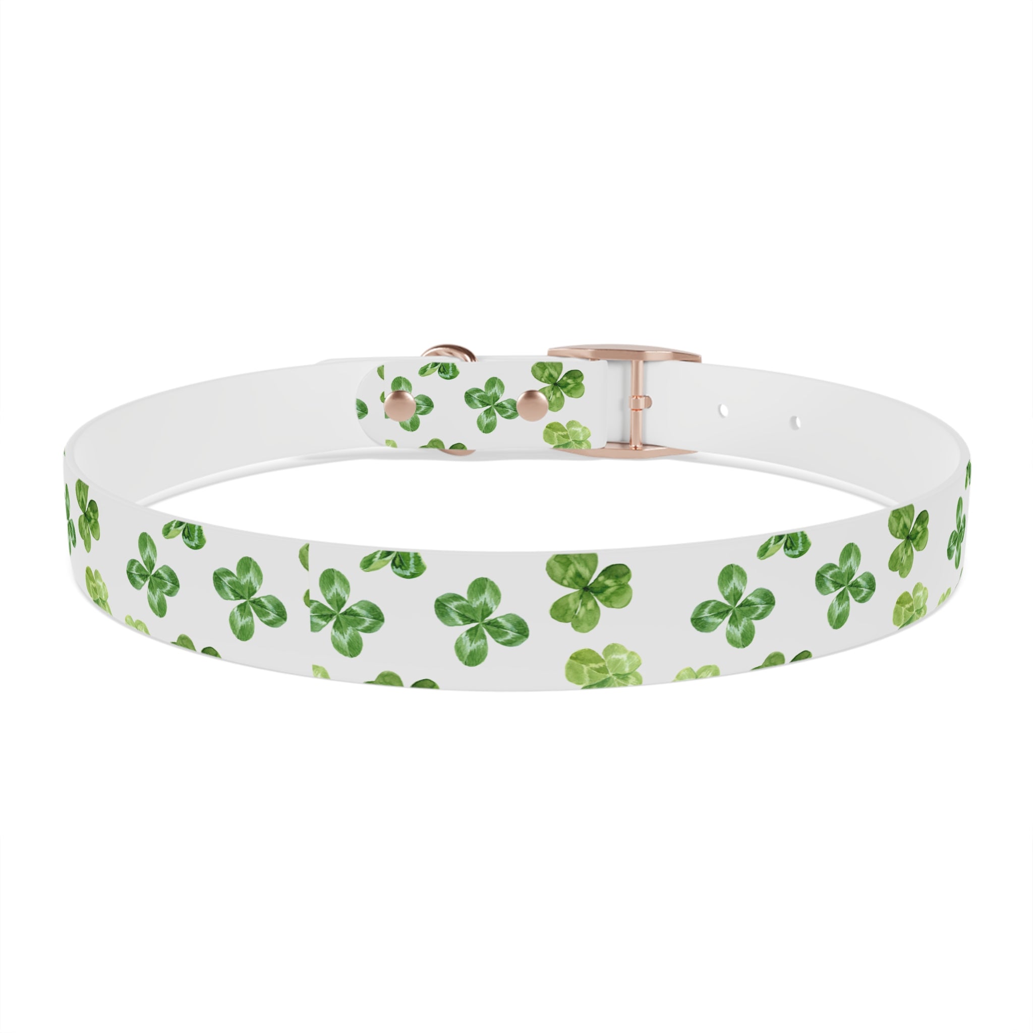 St Patrick's Day Clovers Dog Collar