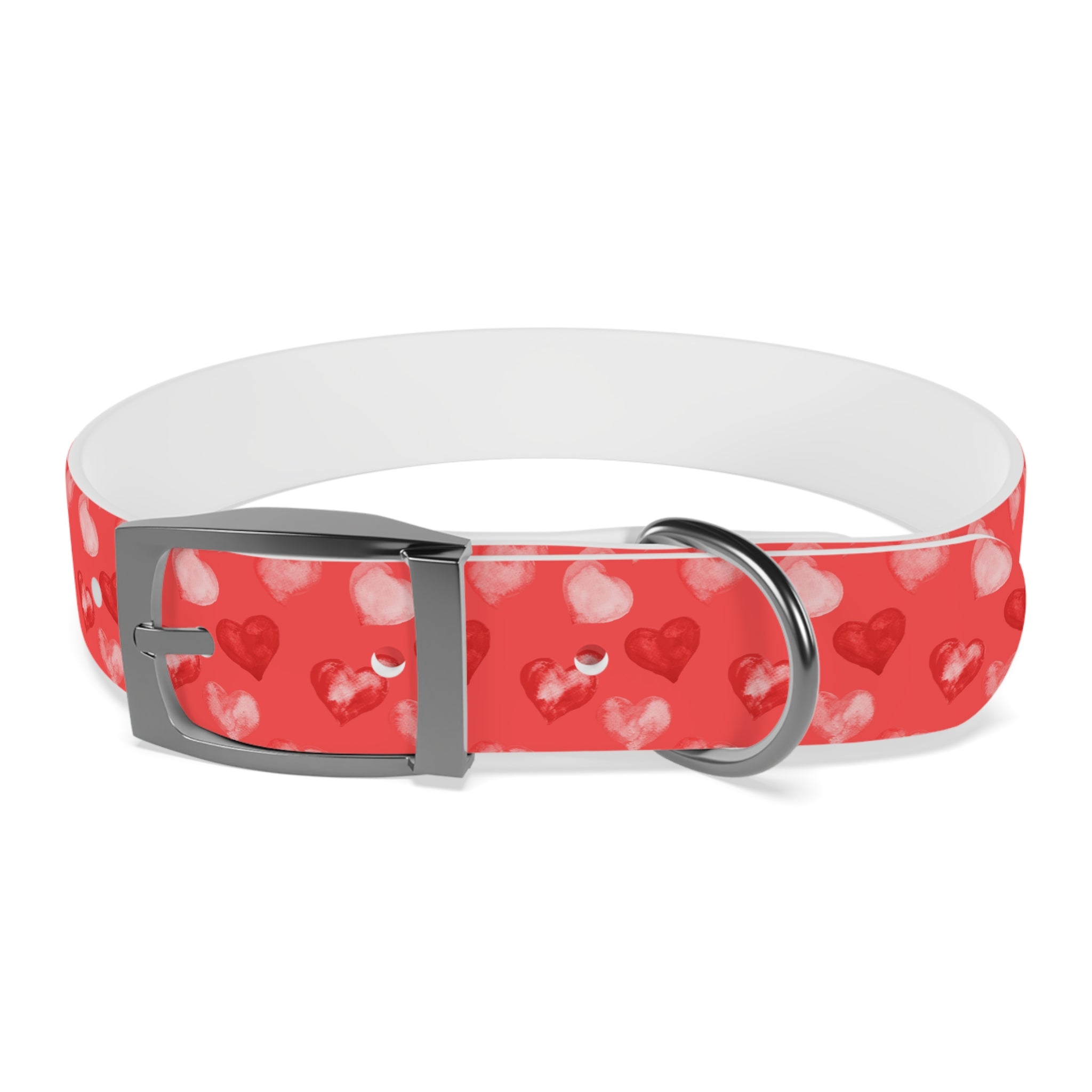 Valentine's Day Hearts Dog Collar