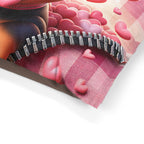 Rottweiler Valentine's Dog Bed