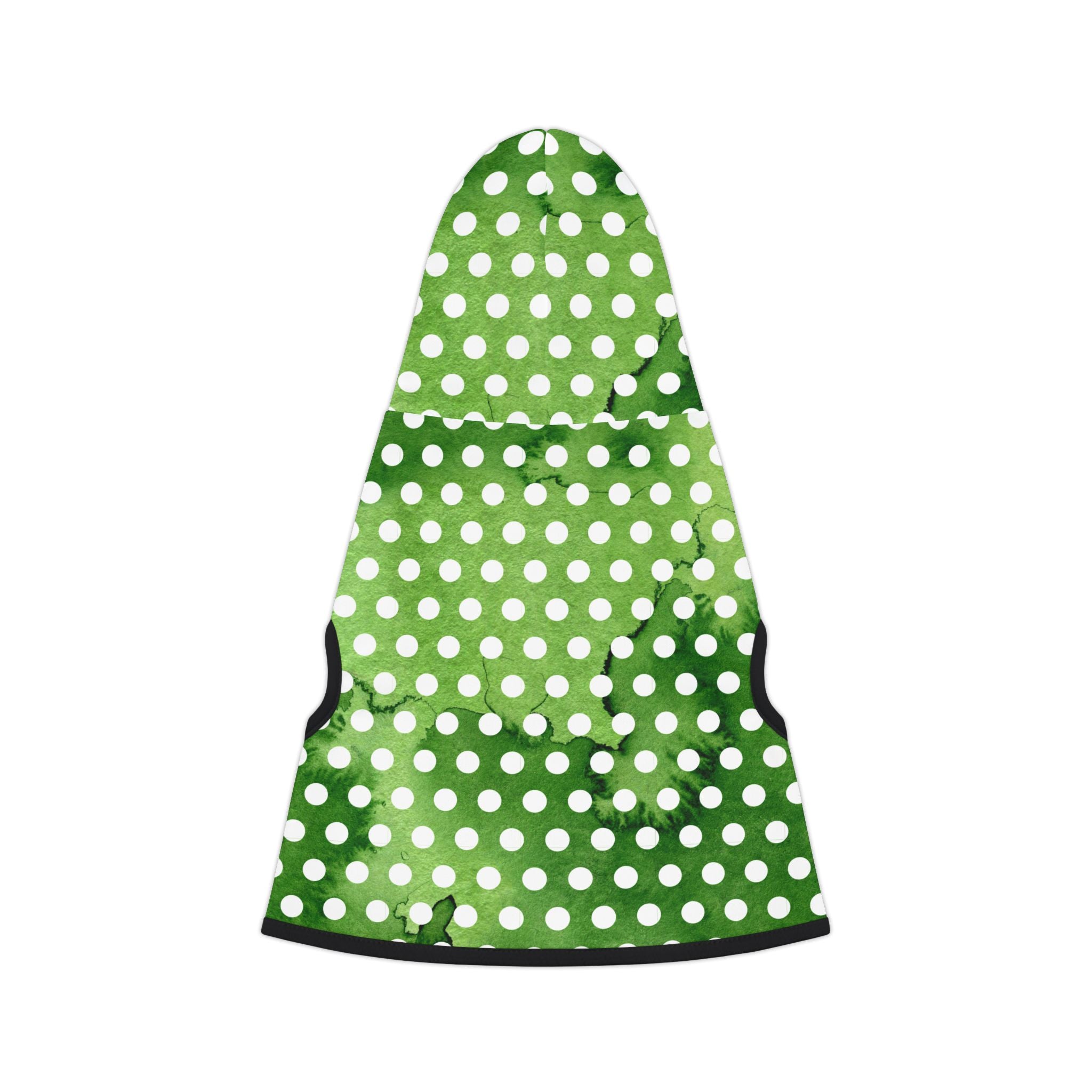 St Patrick's Day Polka Dots Dog Hoodie