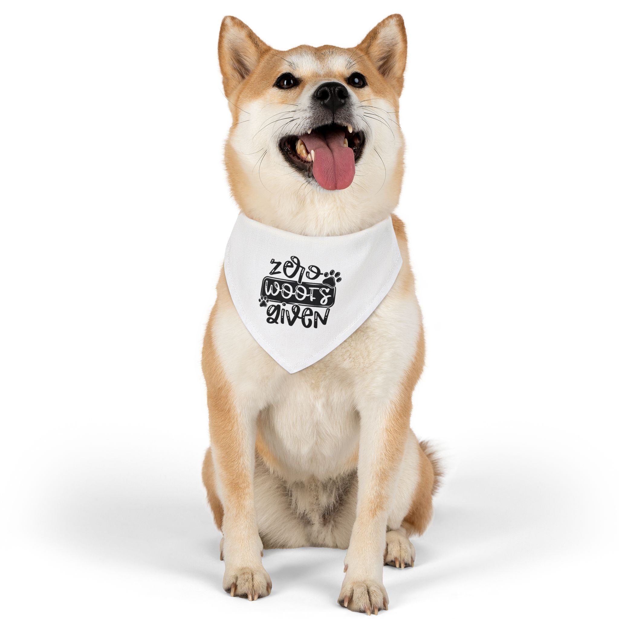 Zero Woofs Given Pet Bandana Collar