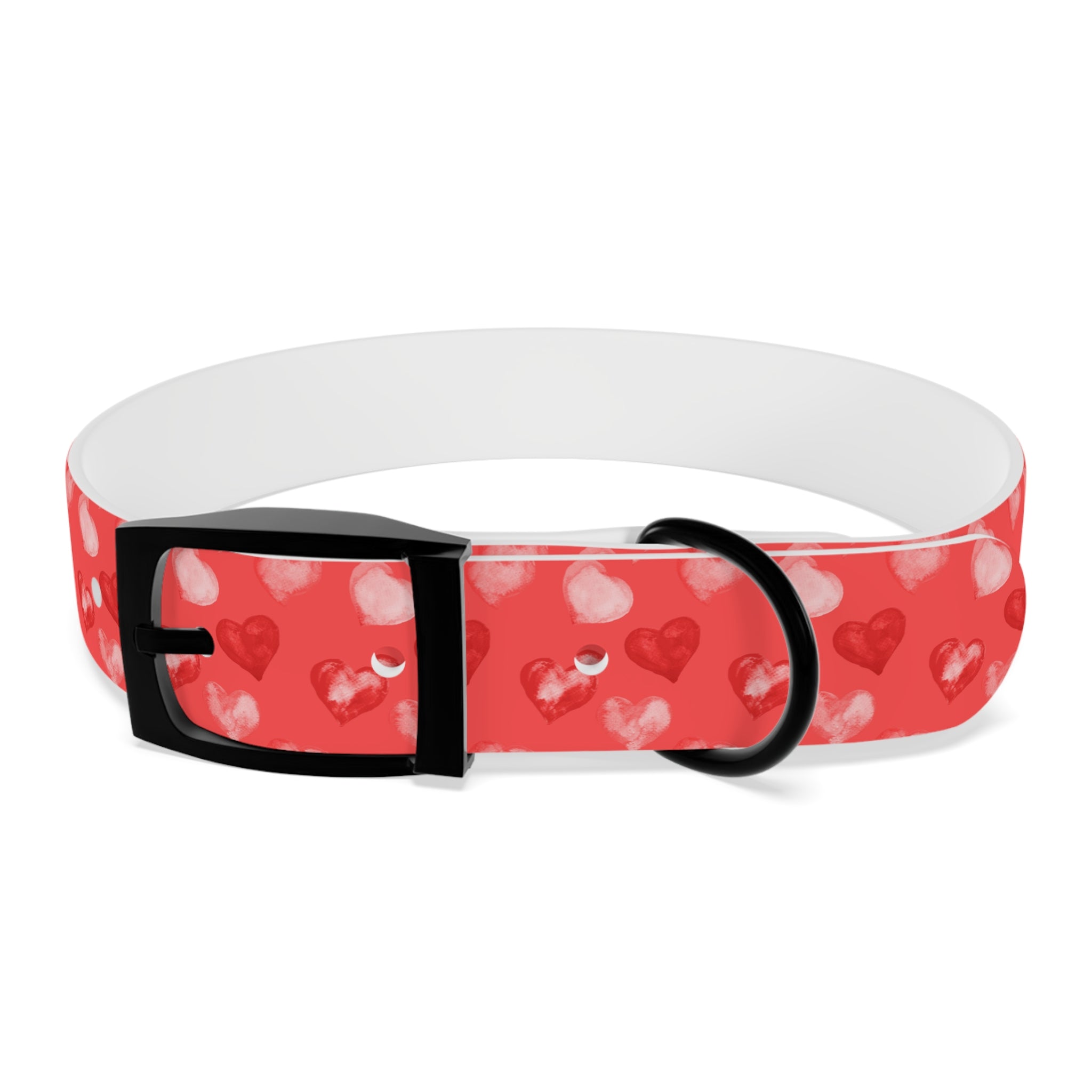 Valentine's Day Hearts Dog Collar