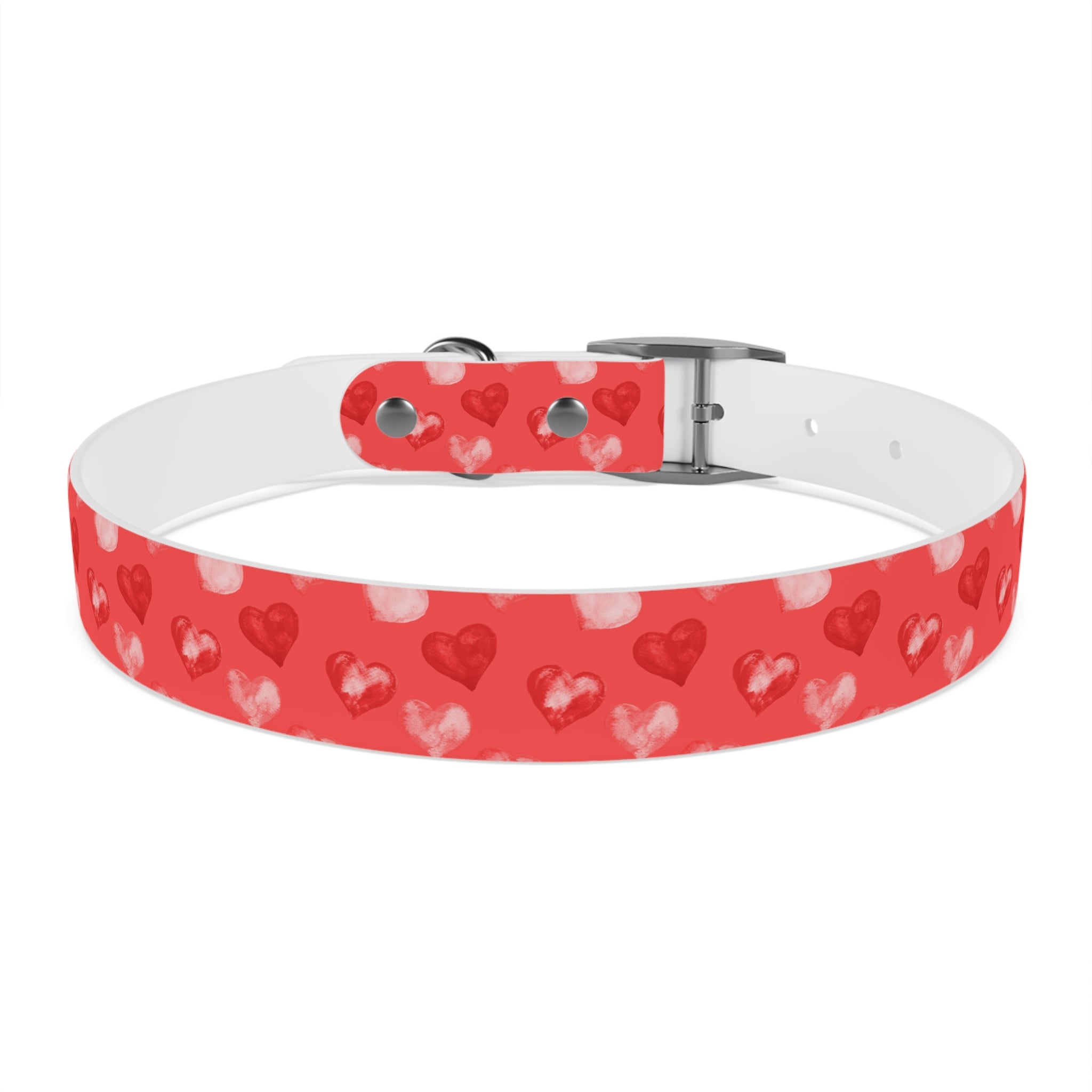 Valentine's Day Hearts Dog Collar