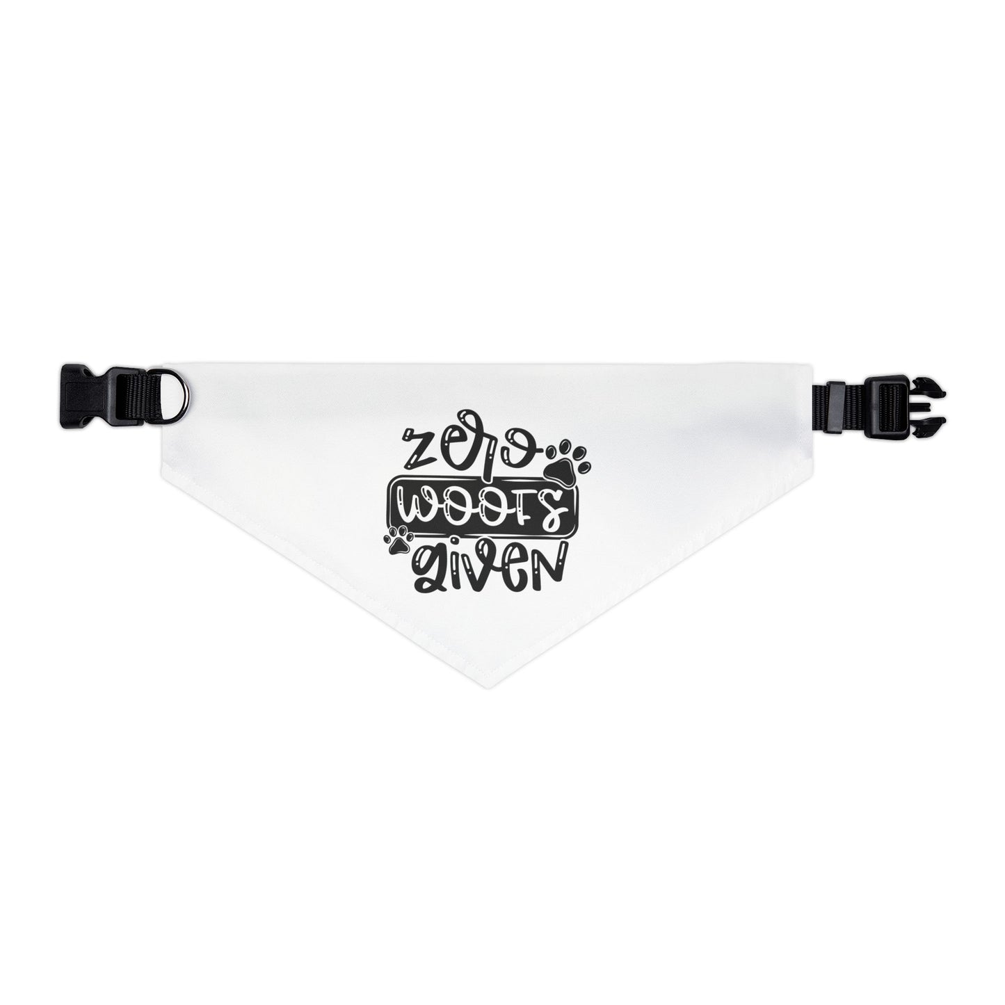 Zero Woofs Given Pet Bandana Collar