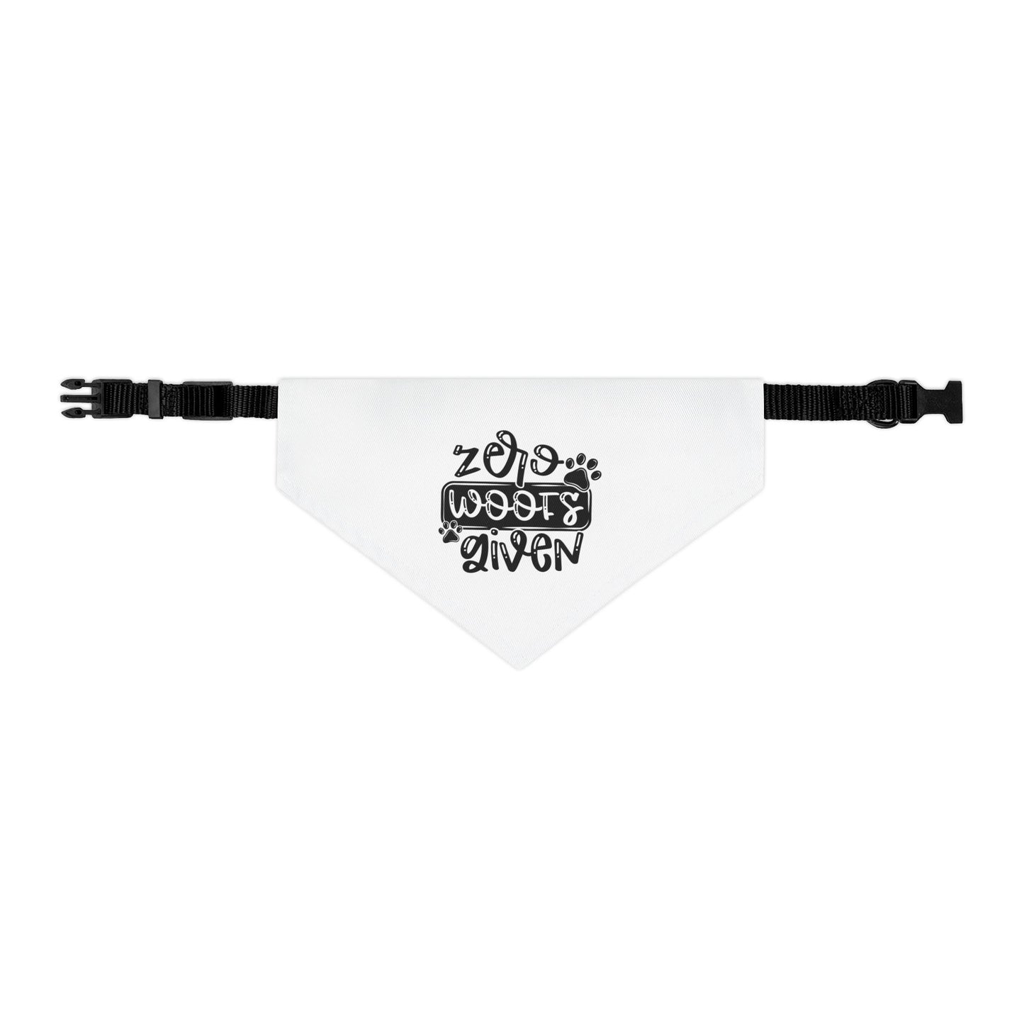 Zero Woofs Given Pet Bandana Collar