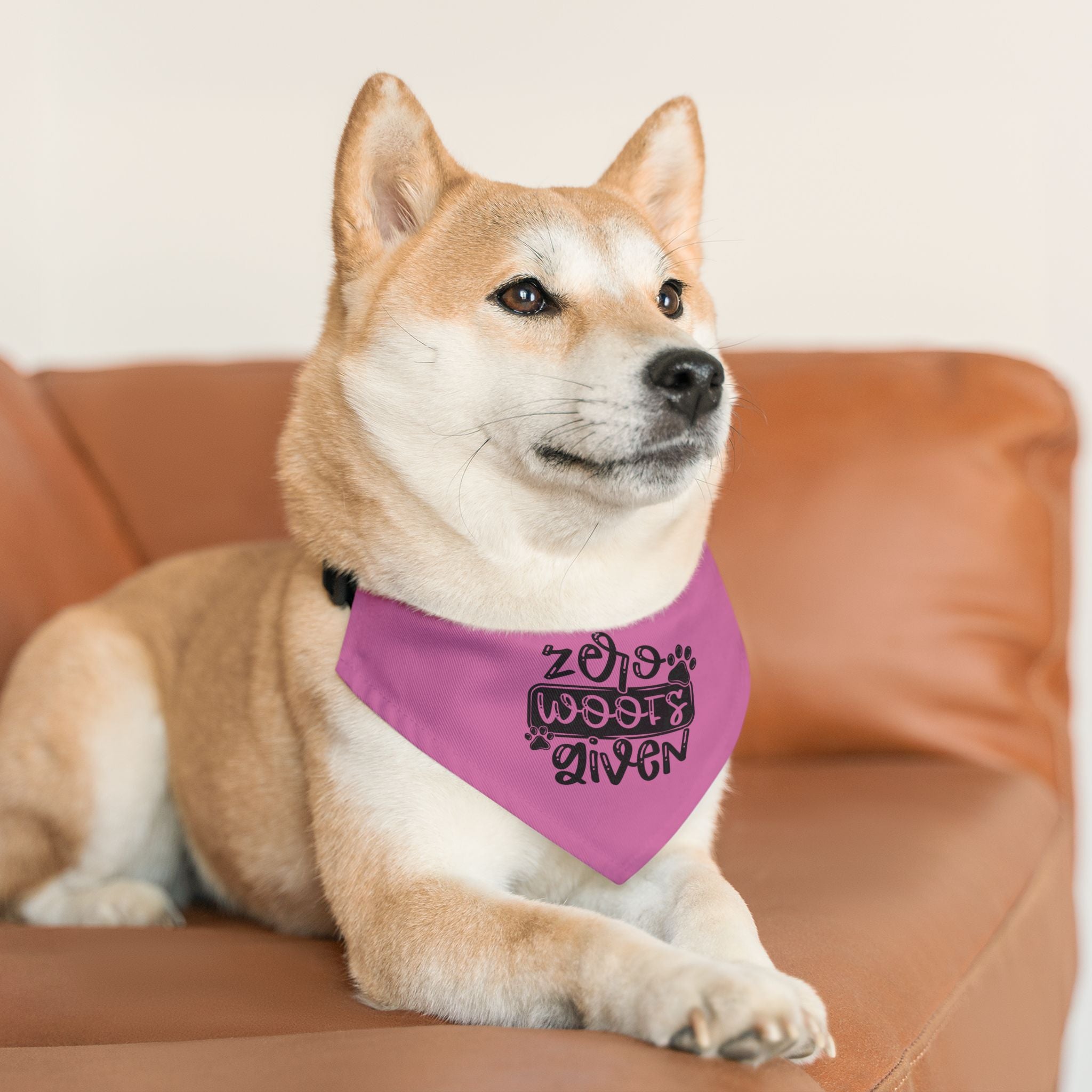 Zero Woofs Given Pet Bandana Collar