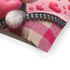 Schnauzer Valentine's Dog Bed