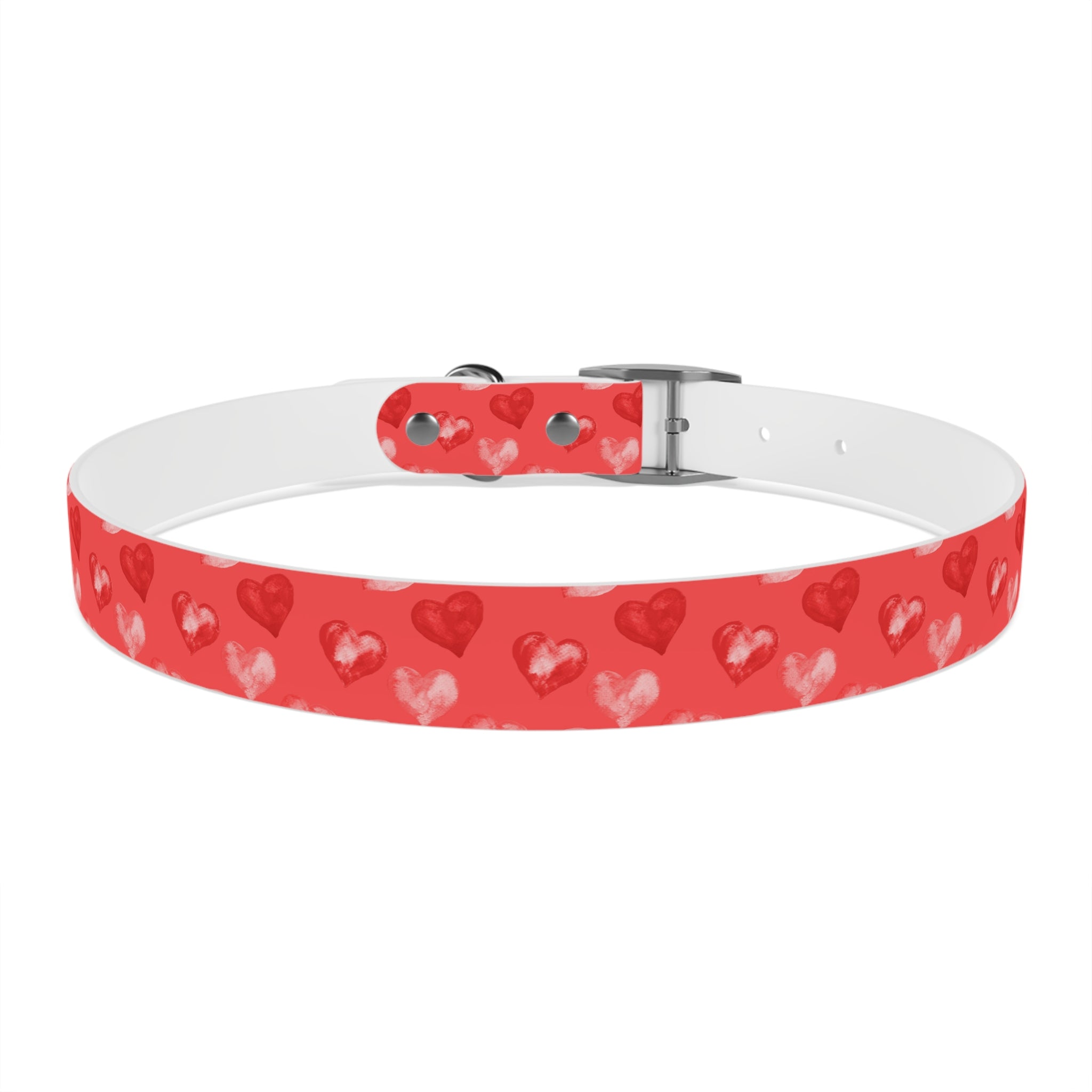 Valentine's Day Hearts Dog Collar
