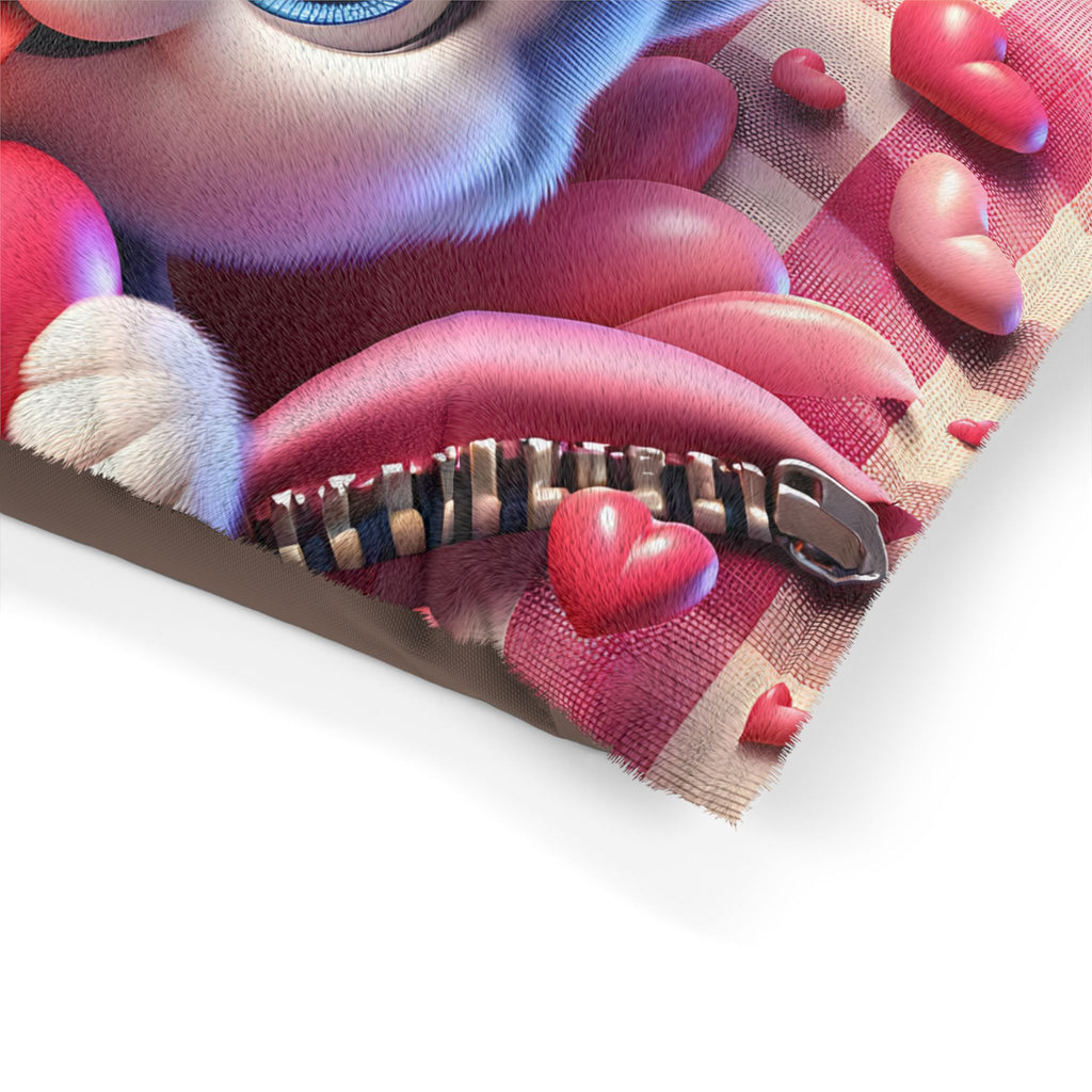 Husky Valentine's Dog Bed