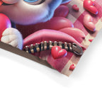 Husky Valentine's Dog Bed