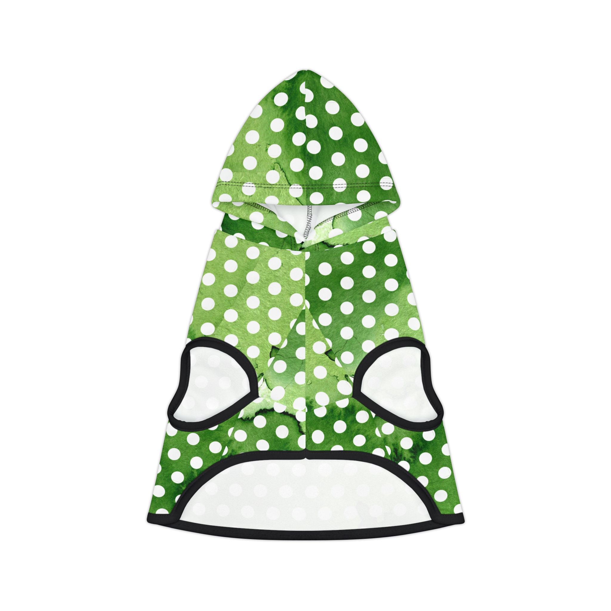 St Patrick's Day Polka Dots Dog Hoodie